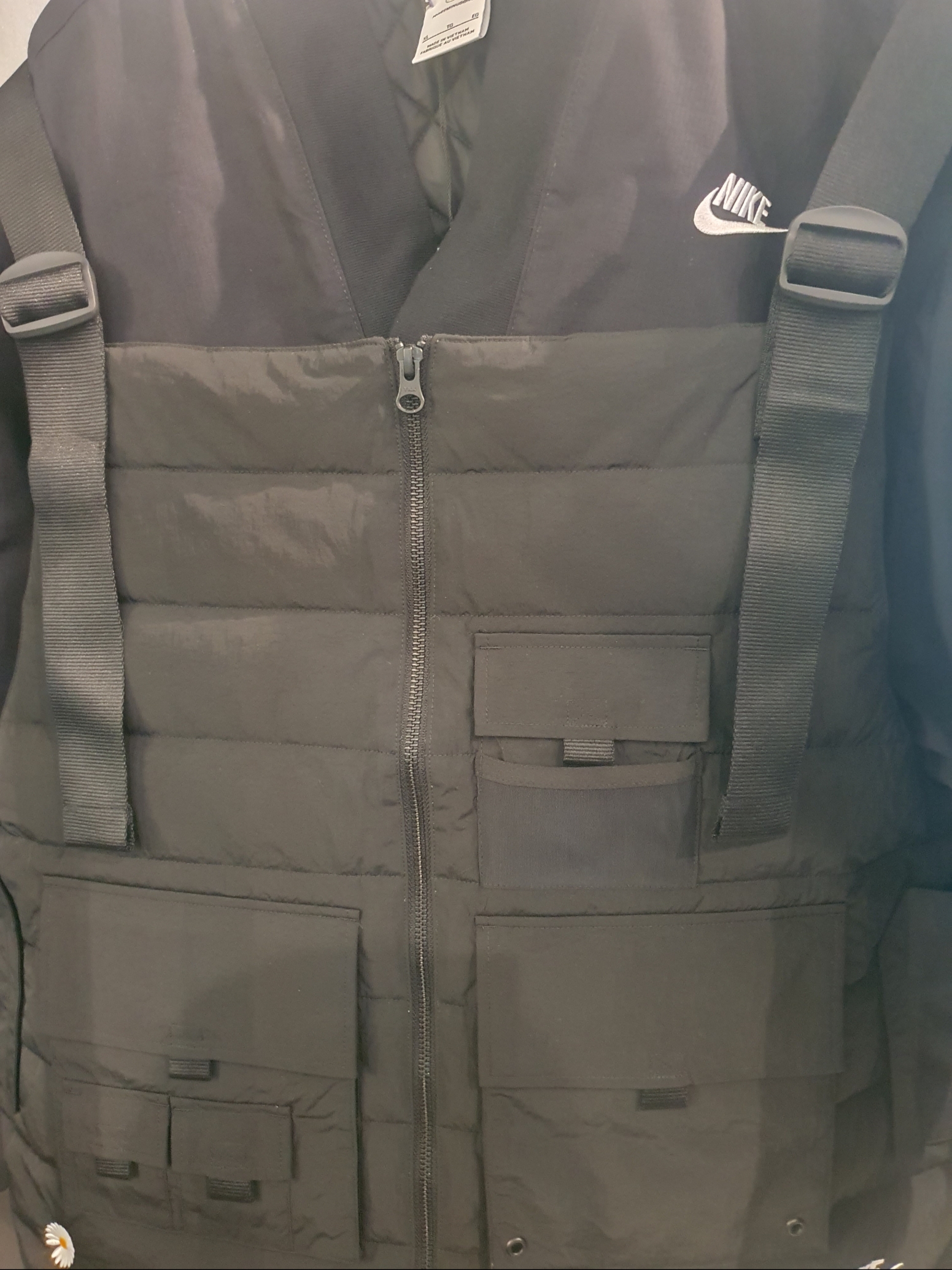 Nike x Peaceminusone 2+1 Jacket Black (DR0100-010) 착용 스타일