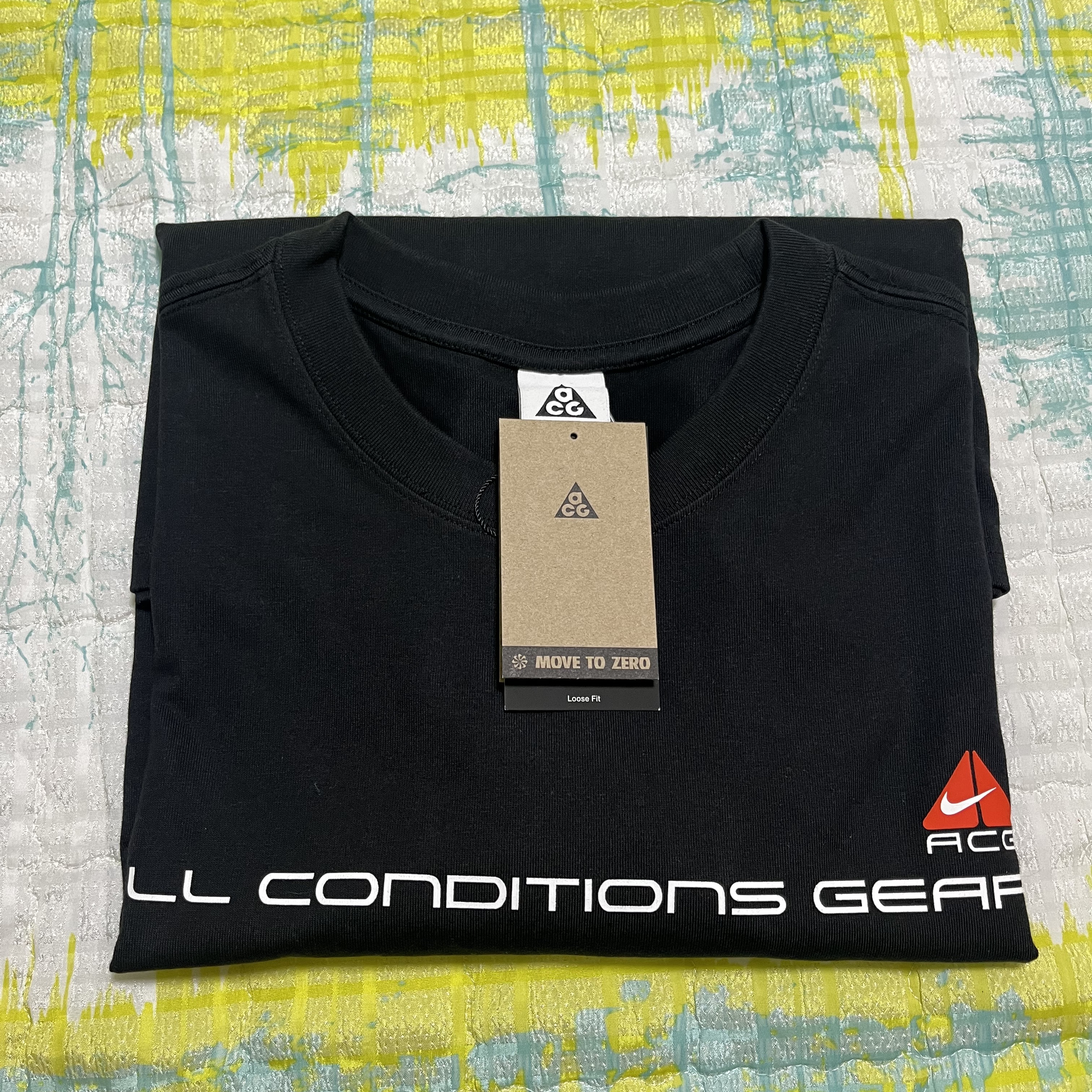 Nike NRG ACG SSNL Lungs Long Sleeve T-Shirt Black - Asia 착용 스타일