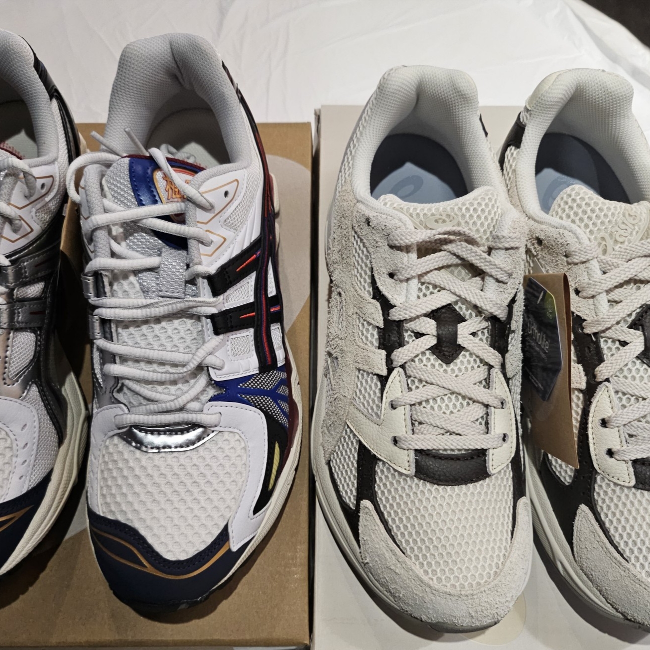 Asics Gel-Kayano Legacy White Black, Asics x Hal Studios Gel-1130 MK-III Glacier 착용 스타일 - 3