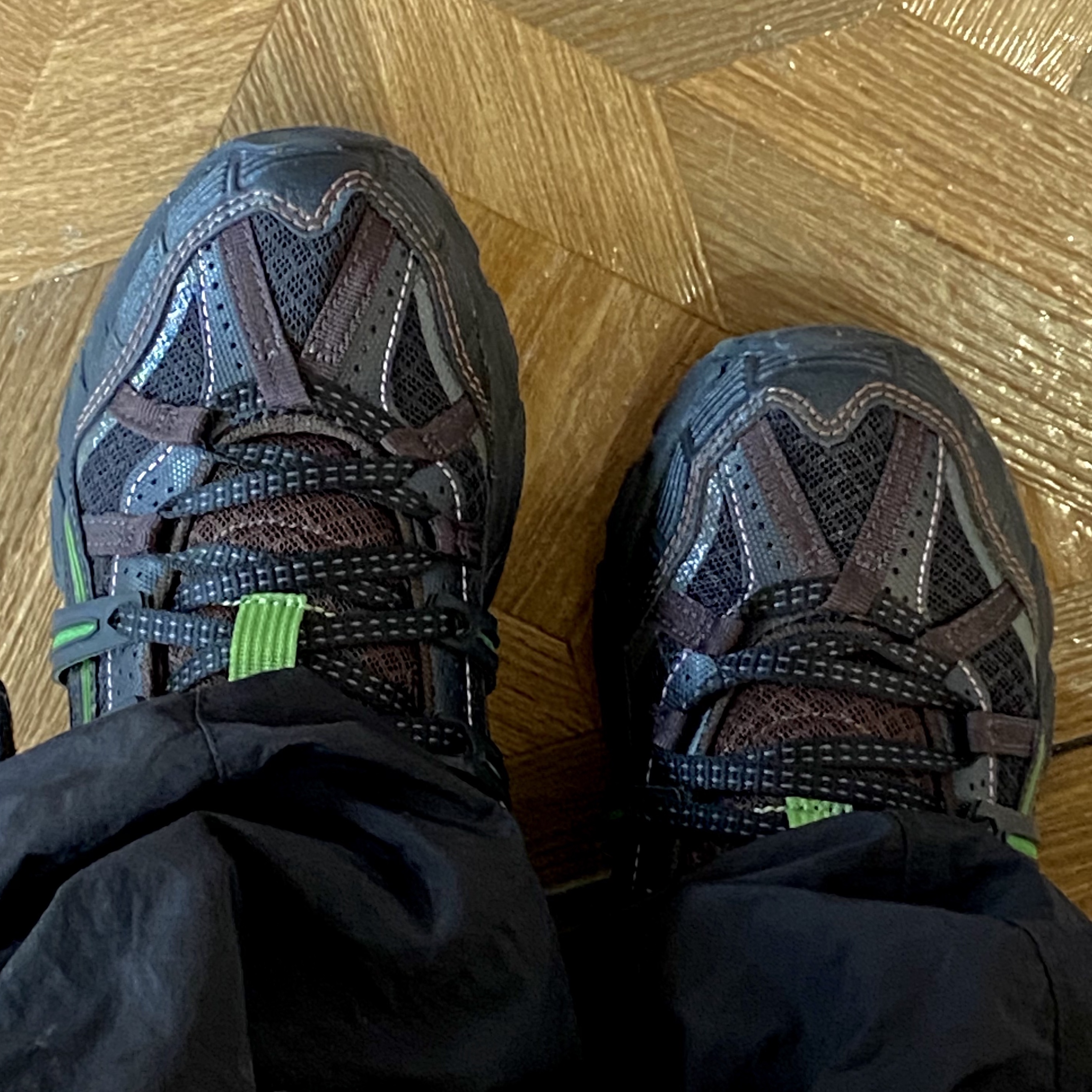 Asics x Andersson Bell Gel-Sonoma 15-50 Black Green 착용 스타일 - 2