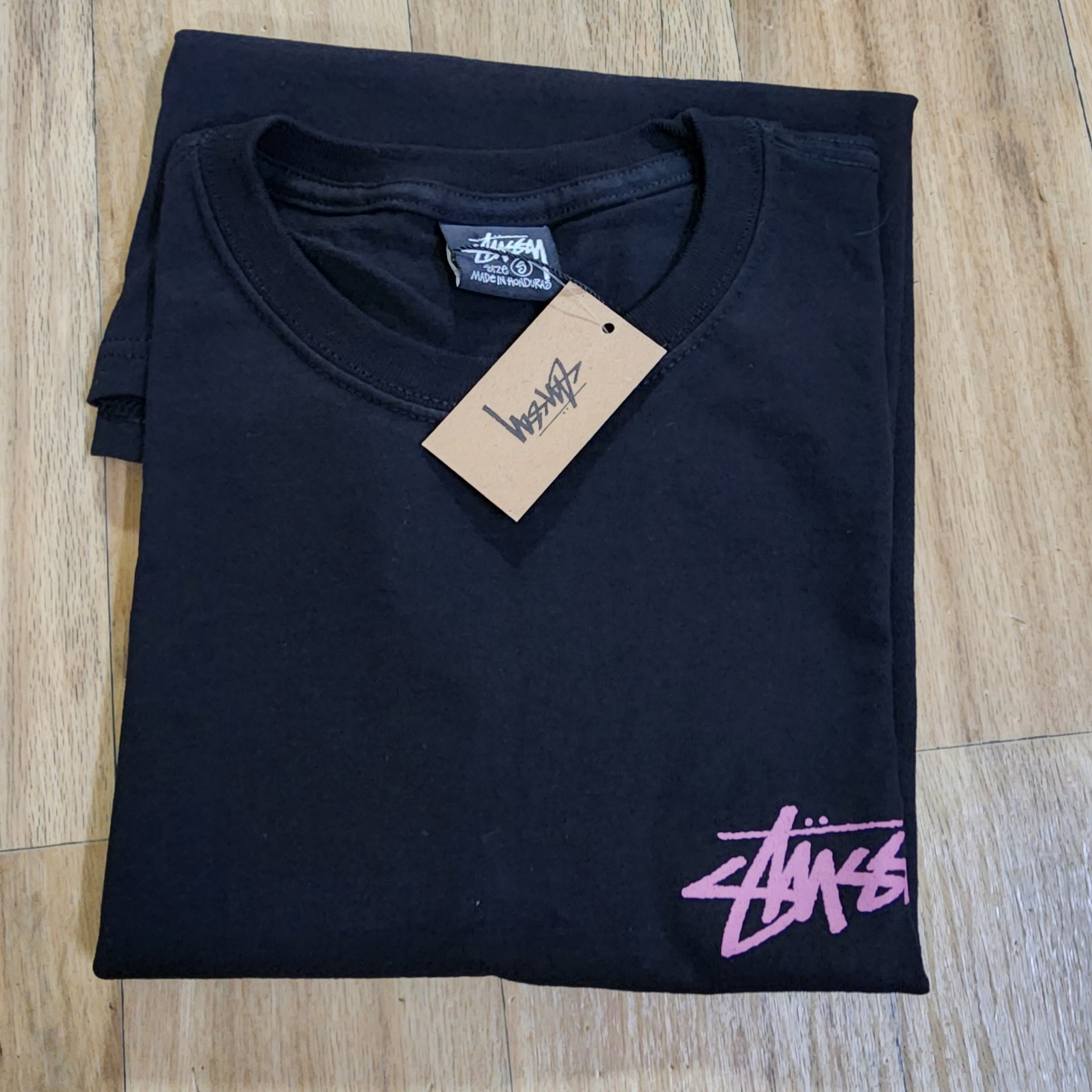 Stussy Skate Tough T-Shirt Black 착용 스타일 - 2
