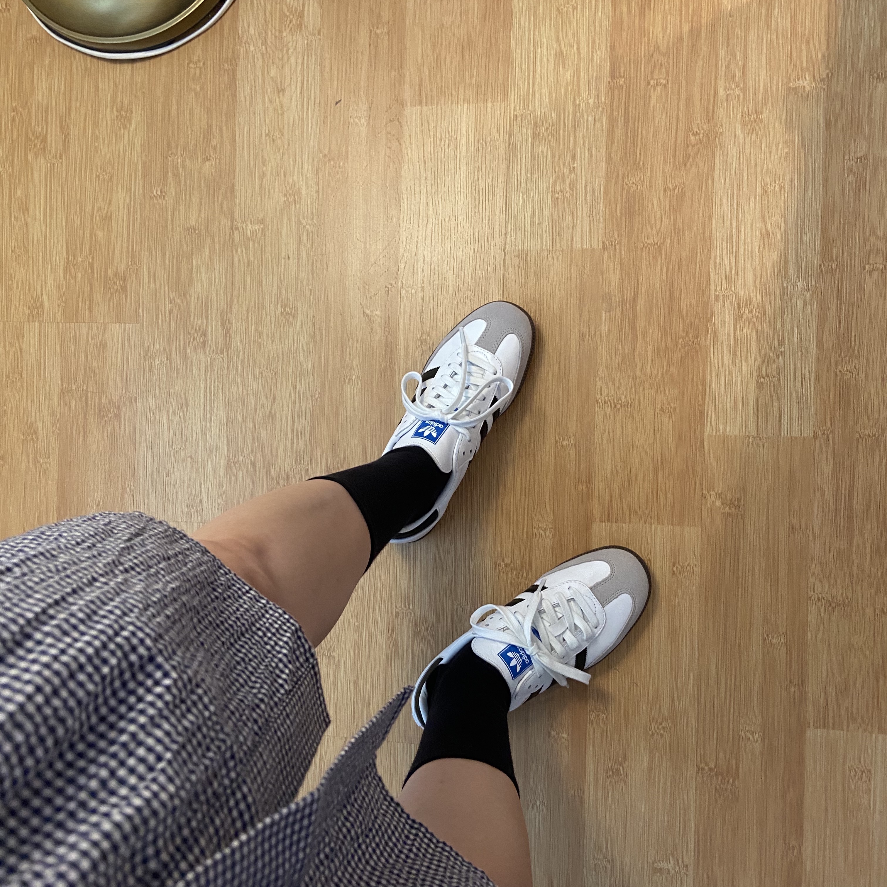 Adidas Samba OG Cloud White 착용 스타일 - 3