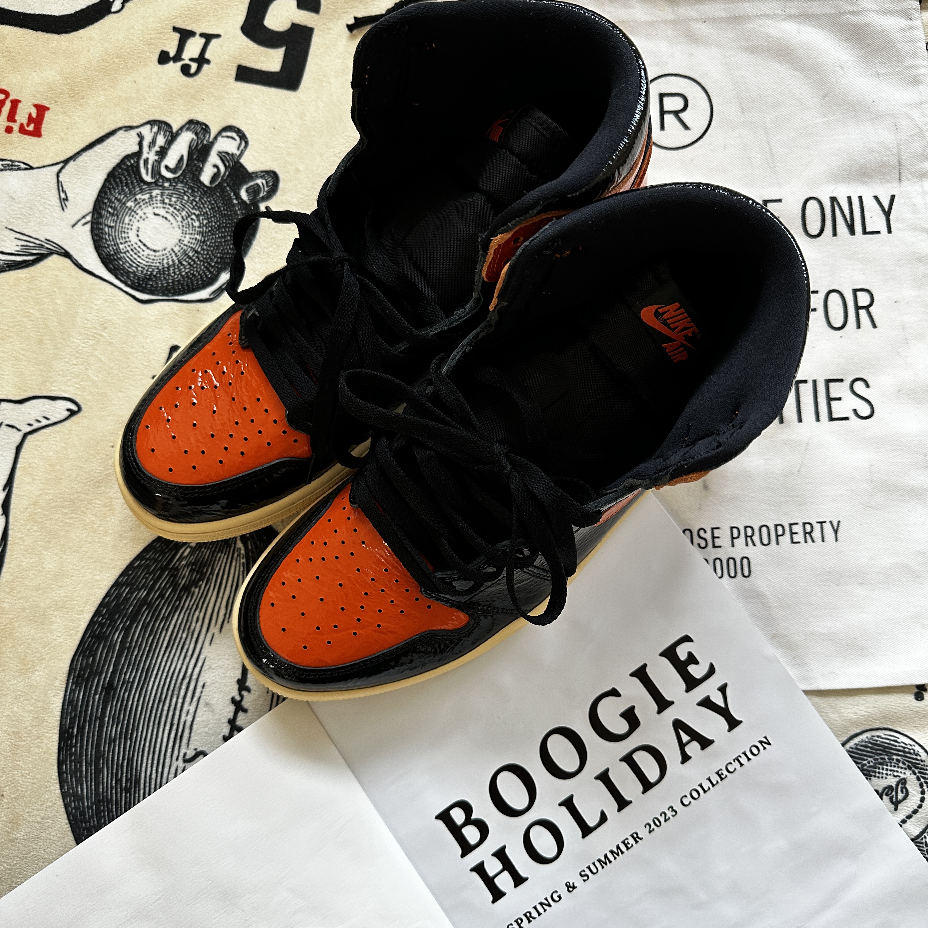 Jordan 1 Retro High Shattered Backboard 3.0 착용 스타일 - 1
