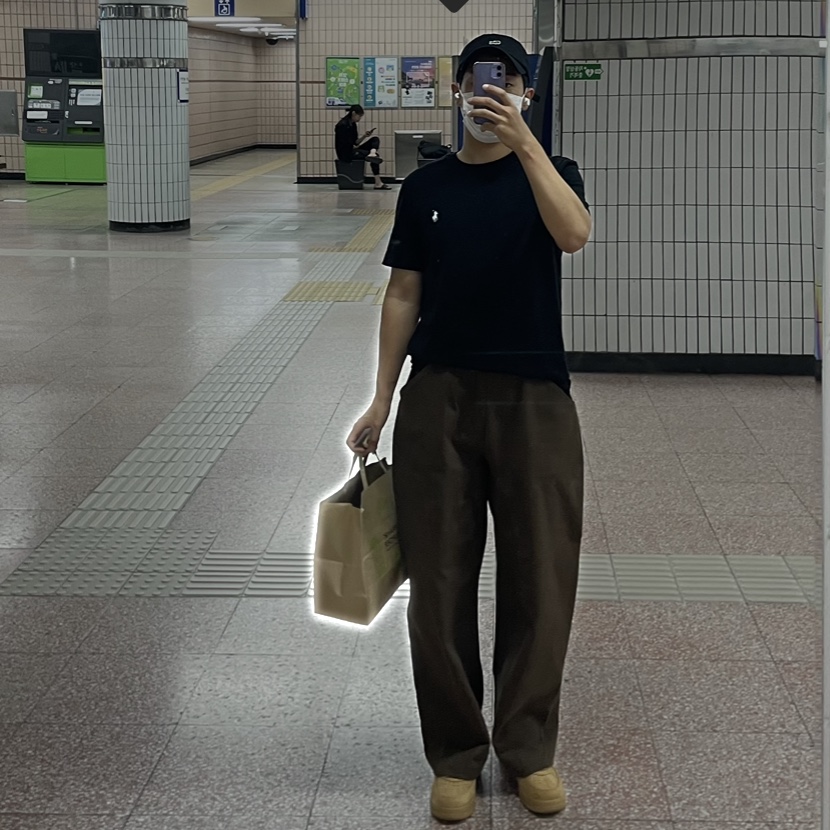 Nike x Supreme Air Force 1 Low Flax 착용 스타일