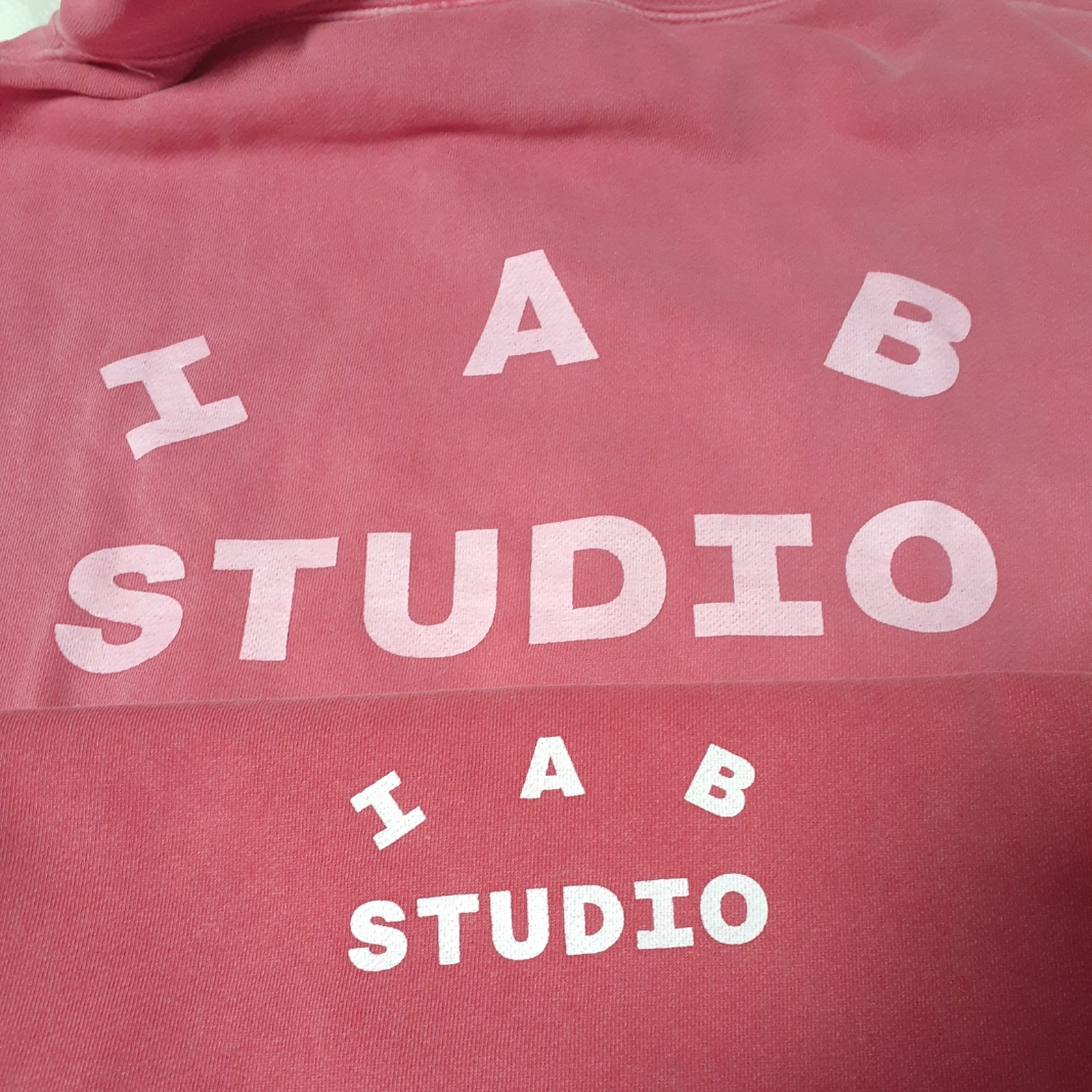 IAB Studio Pigment Hoodie & Sack Coral, IAB Studio Pigment Sack Coral 착용 스타일