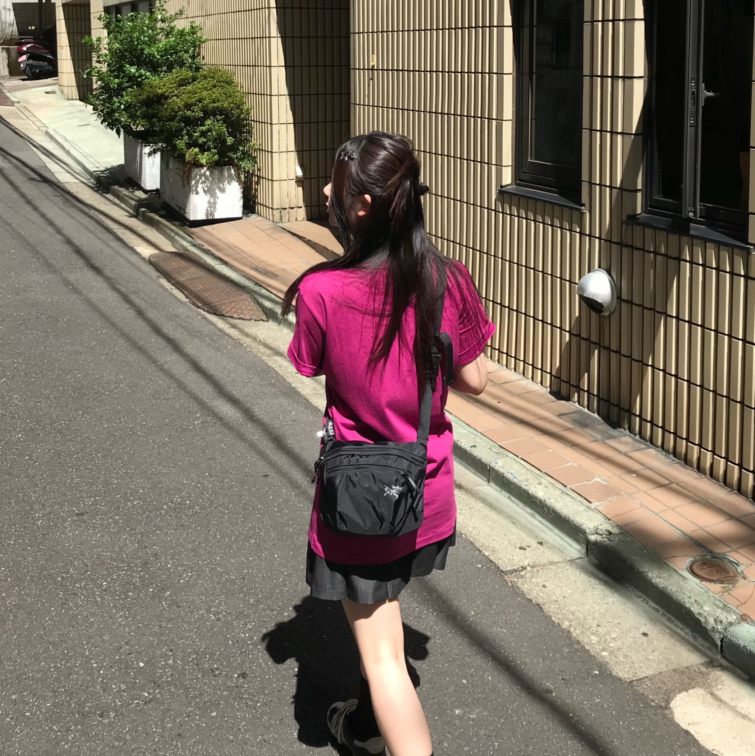 Arc'teryx Mantis 1 Waistpack Black 착용 스타일 - 2