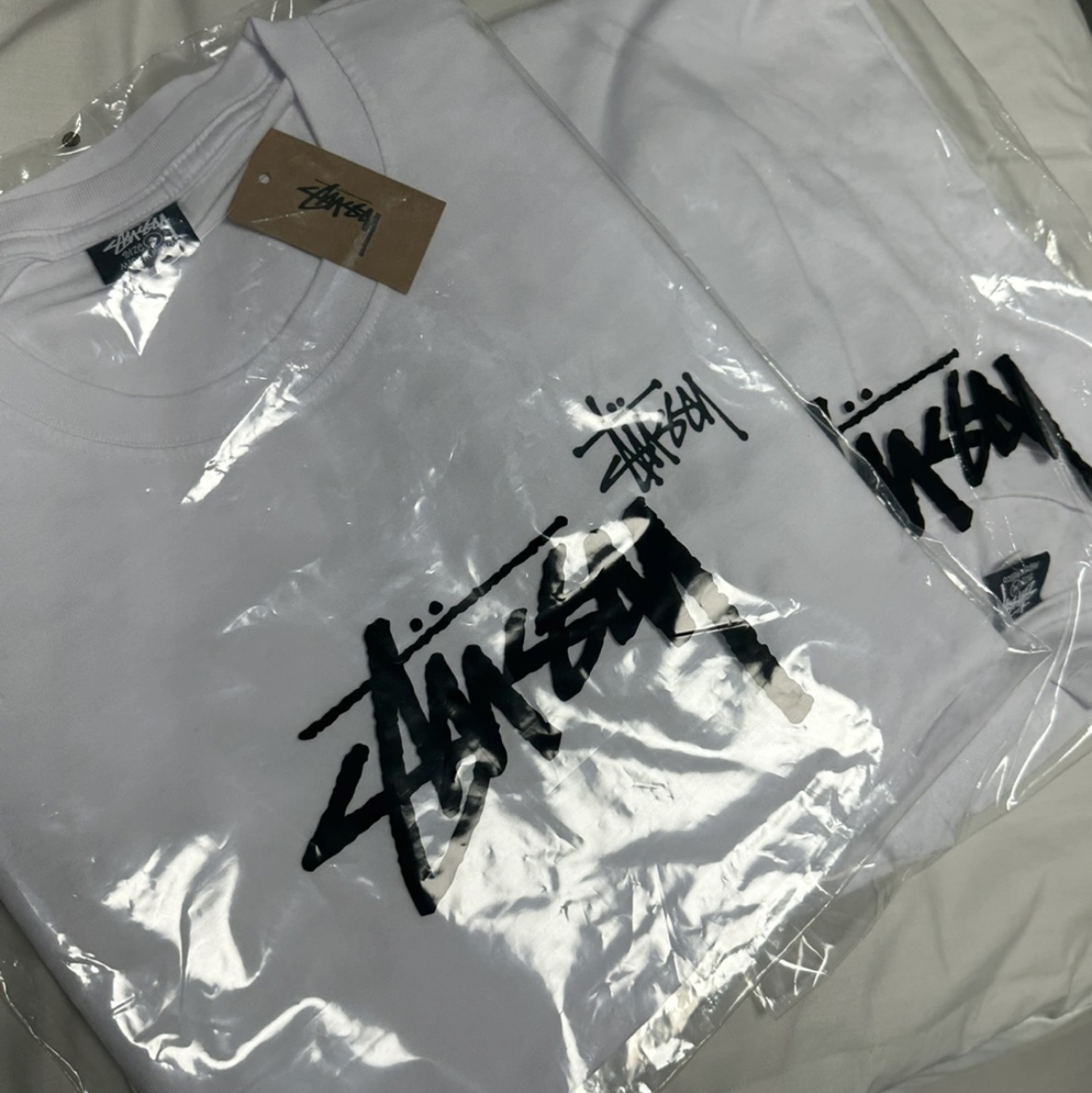 Stussy Basic Stussy T-Shirt White 2021 착용 스타일