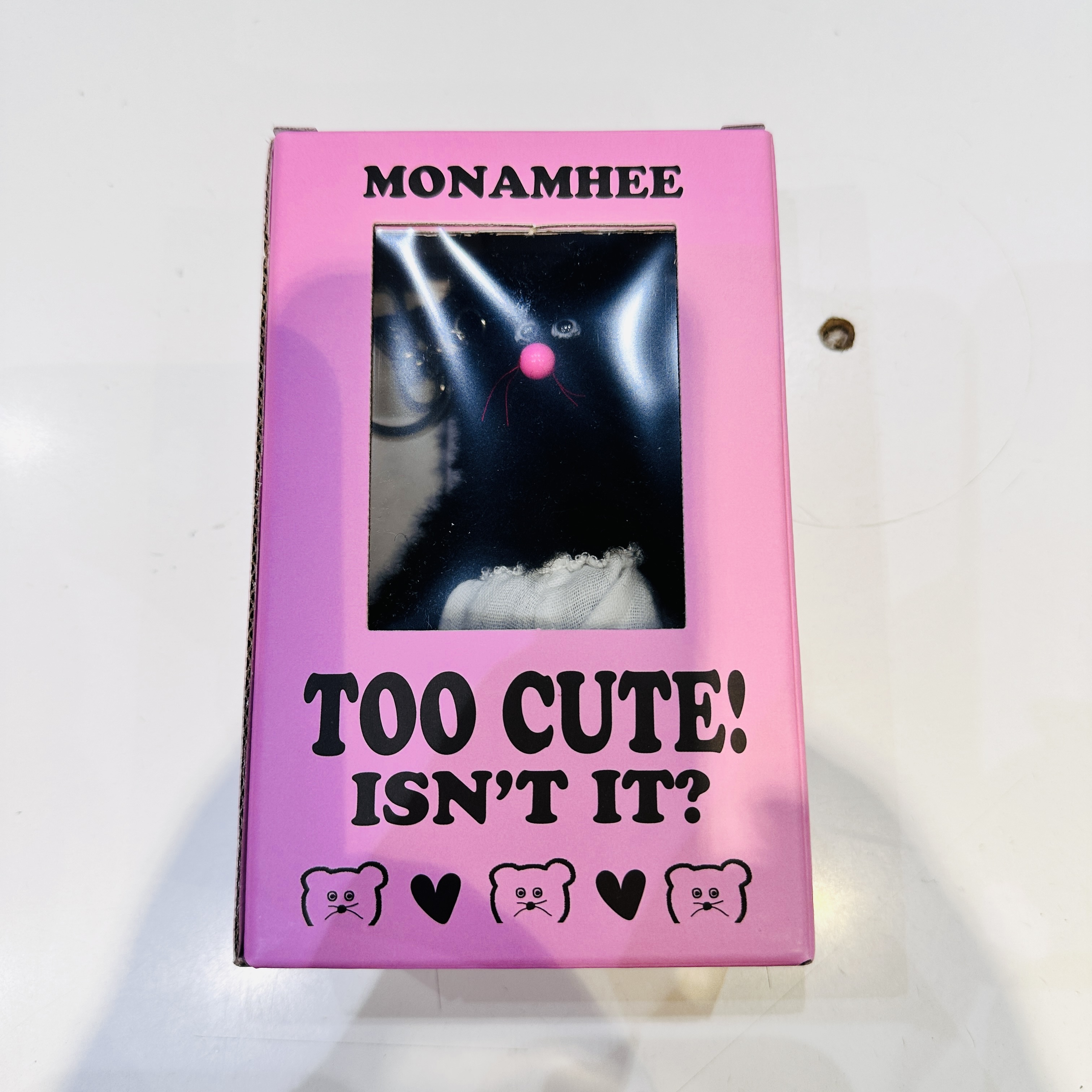 Monamhee Beulpingi Keyring with White Pants Black 착용 스타일 - 3