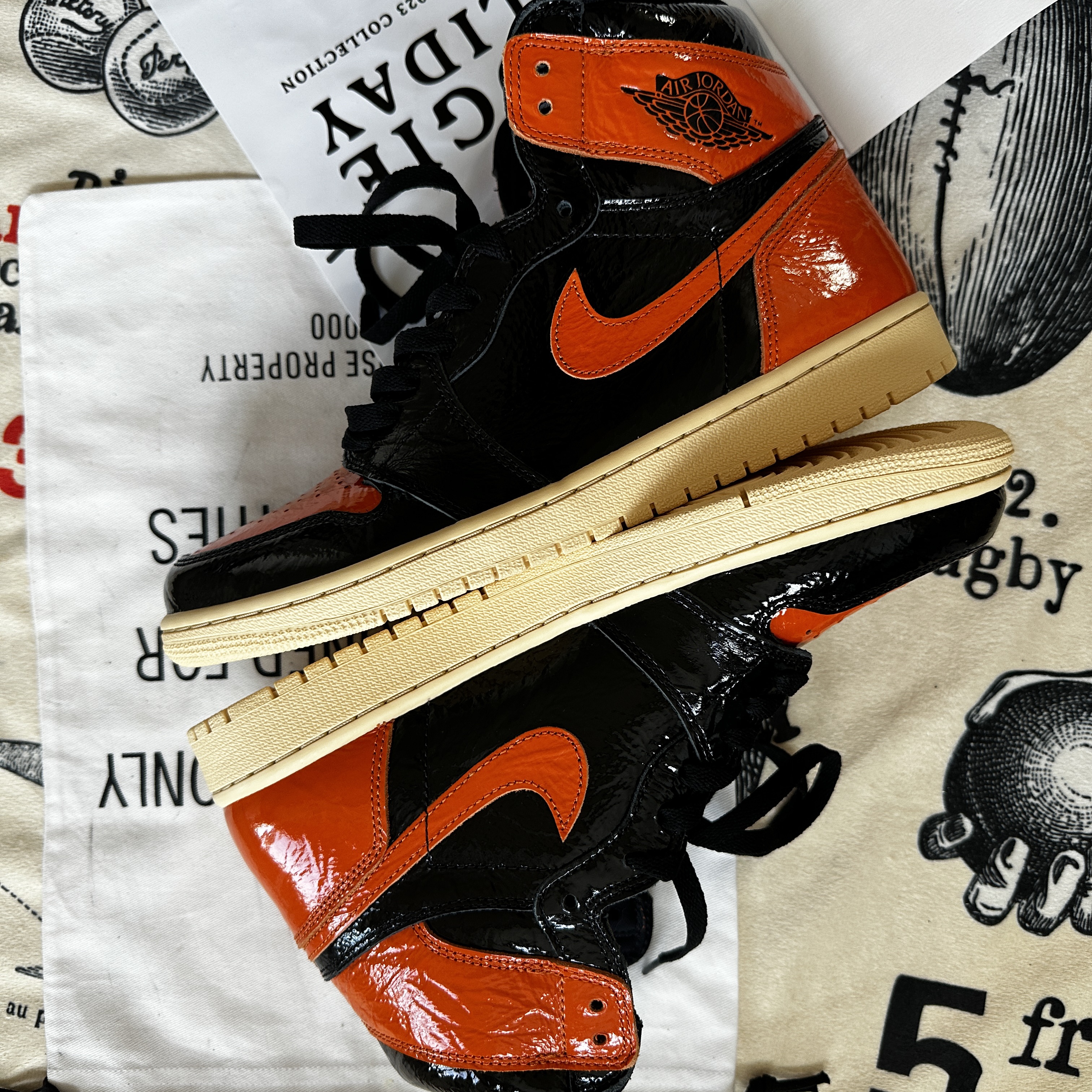 Jordan 1 Retro High Shattered Backboard 3.0 착용 스타일 - 3