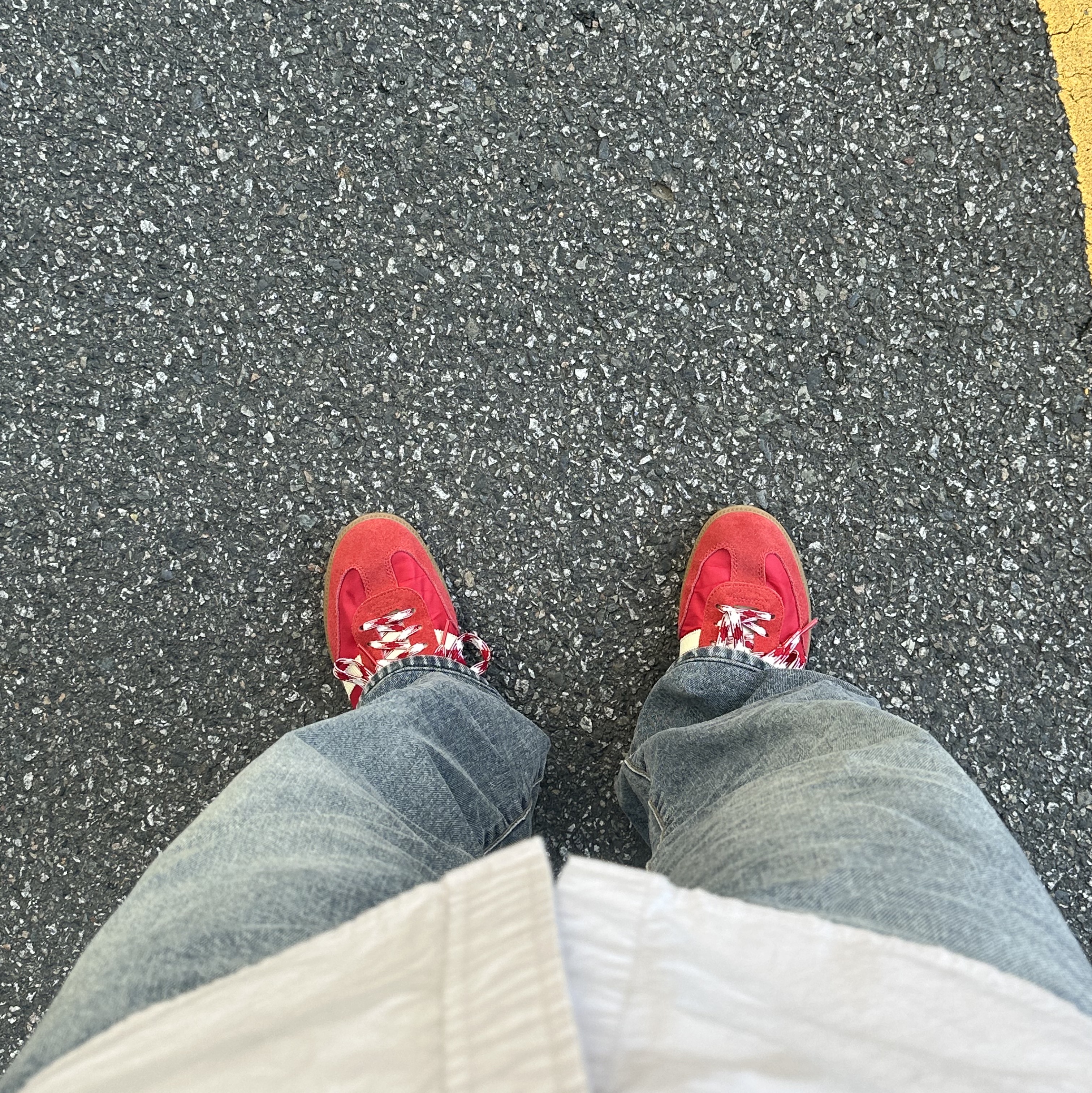Adidas x Wales Bonner Samba Collegiate Orange 착용 스타일