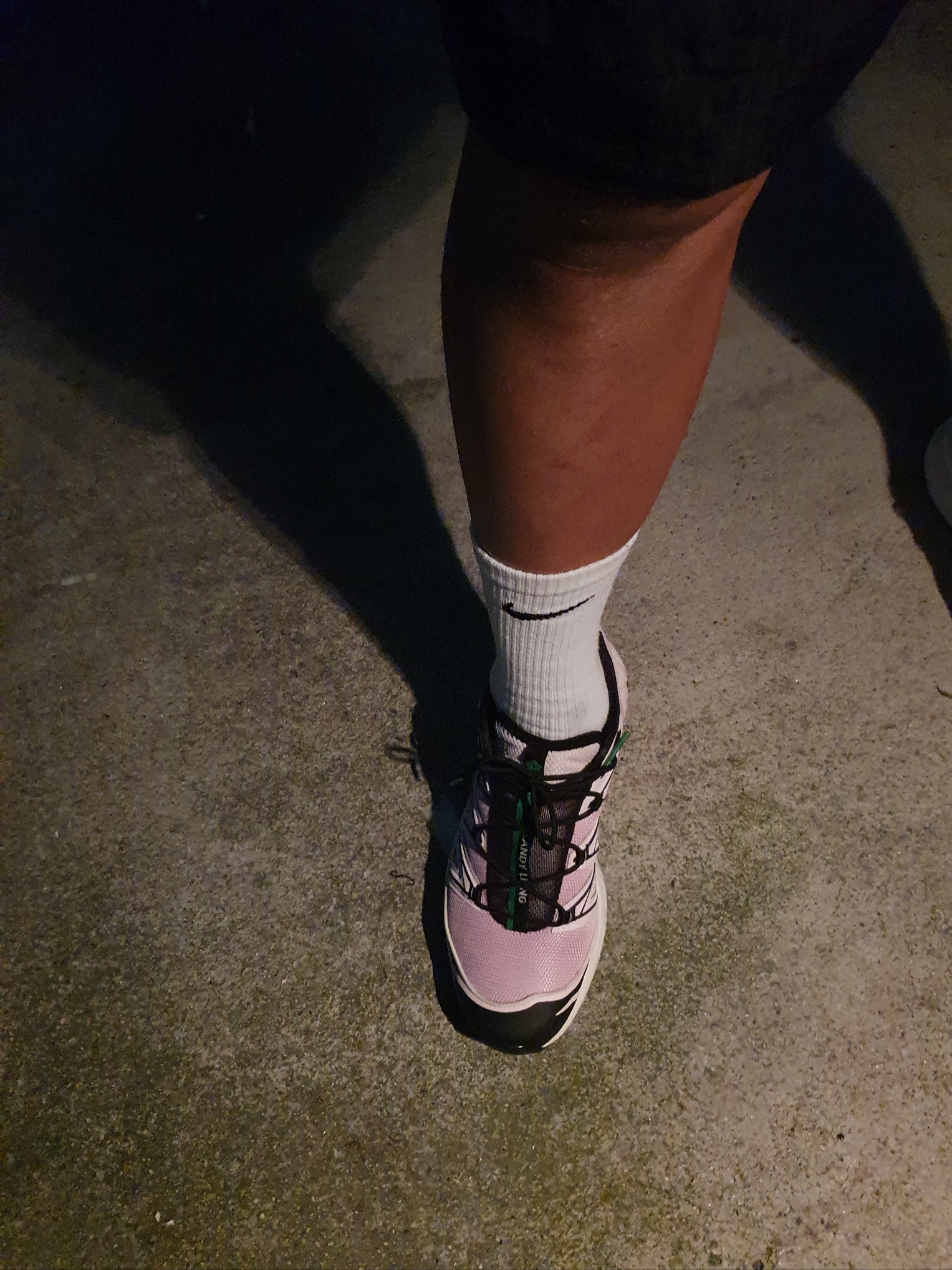 Salomon x Sandy Liang XT-6 Expanse Cradle Pink 착용 스타일