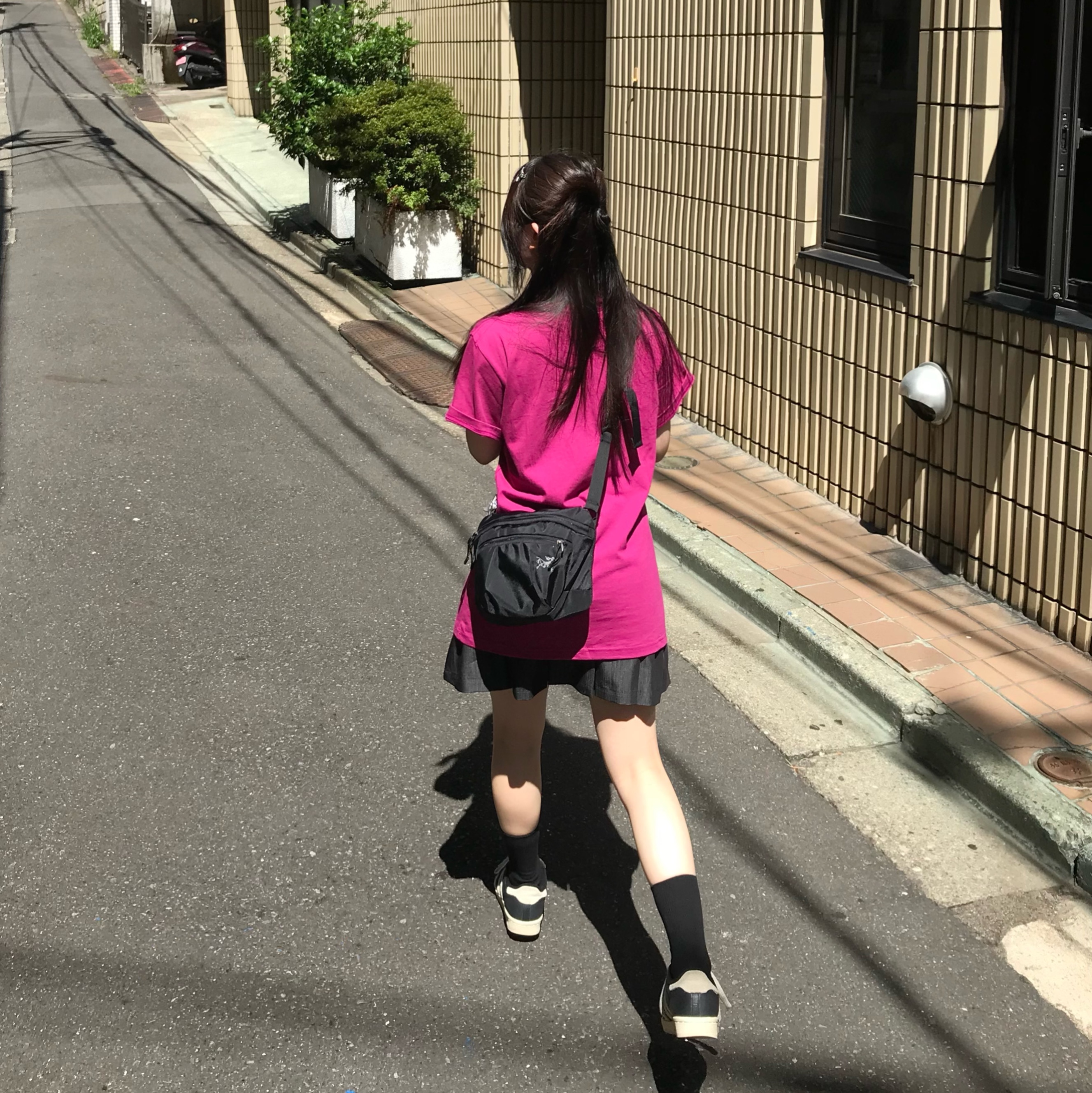 Arc'teryx Mantis 1 Waistpack Black 착용 스타일 - 1