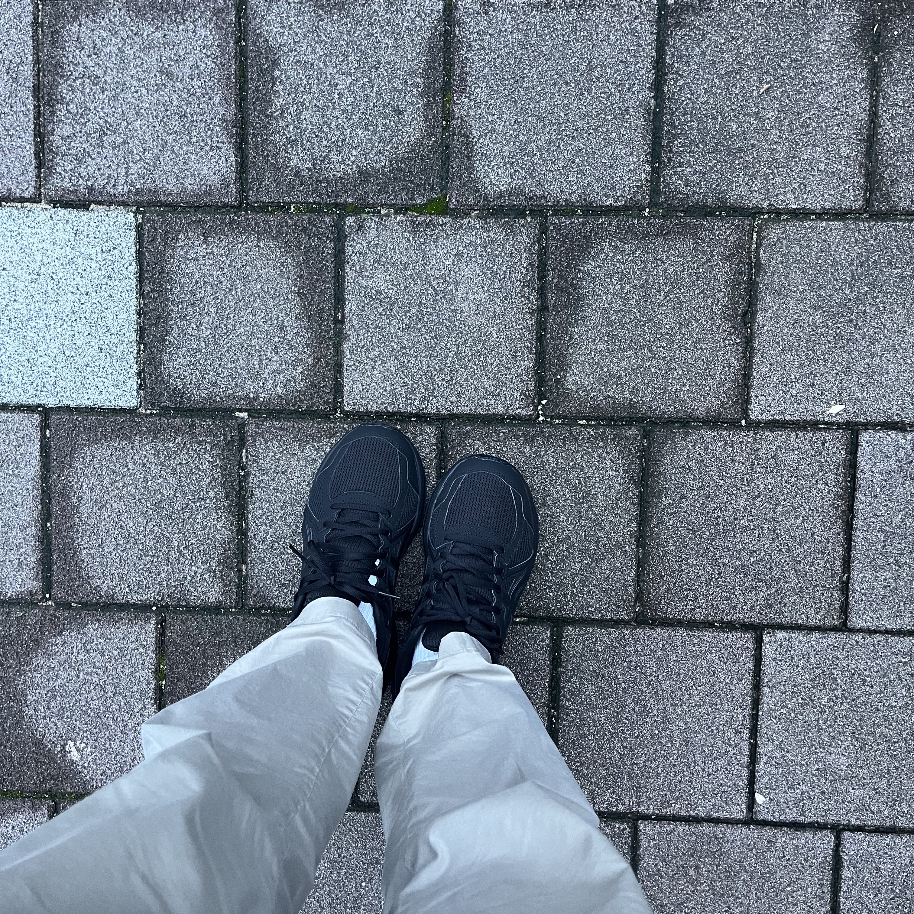 Asics Jog 100 2 Black 착용 스타일