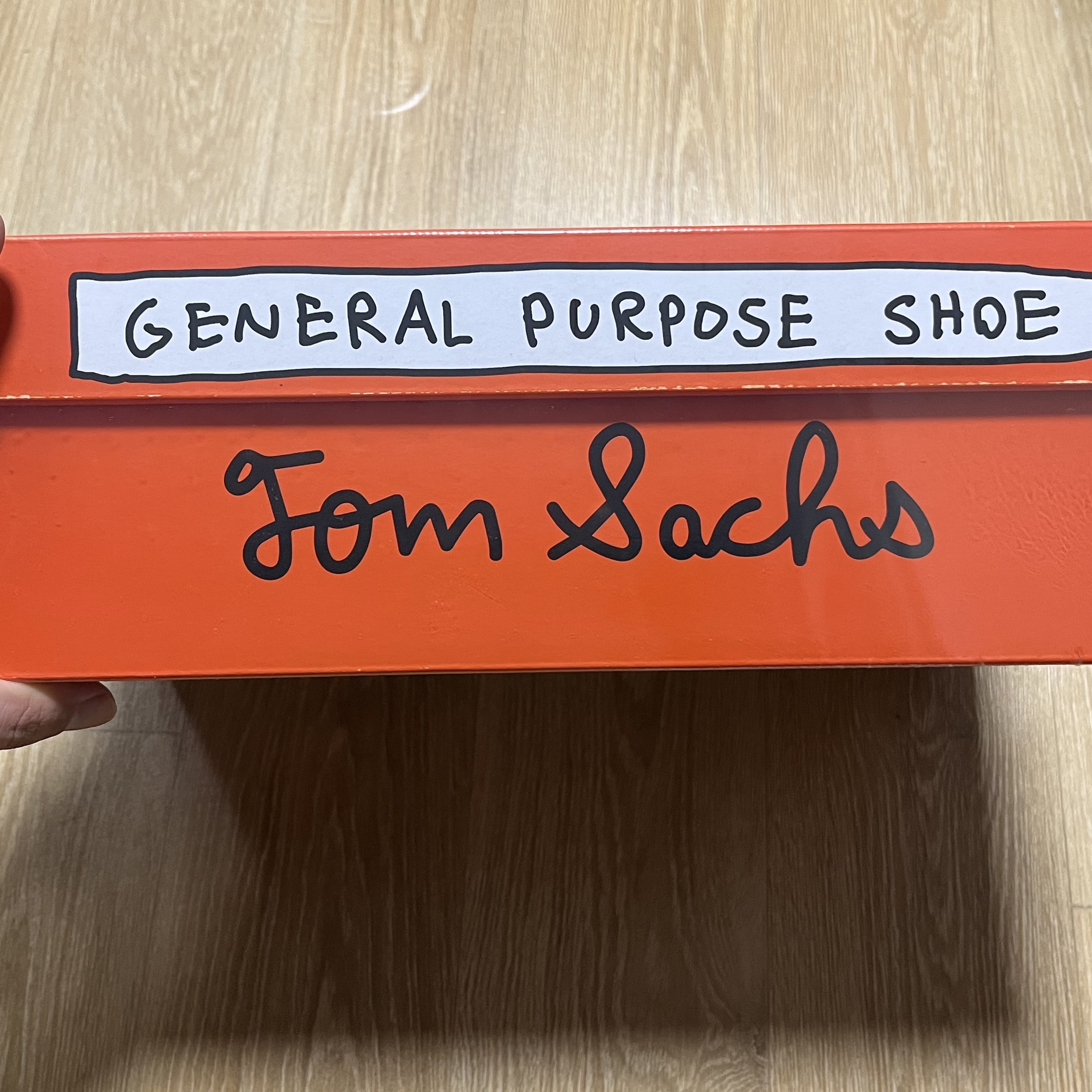 Nike x Tom Sachs General Purpose Shoe Archive, Stussy Tribe Stack T-Shirt White 착용 스타일 - 2