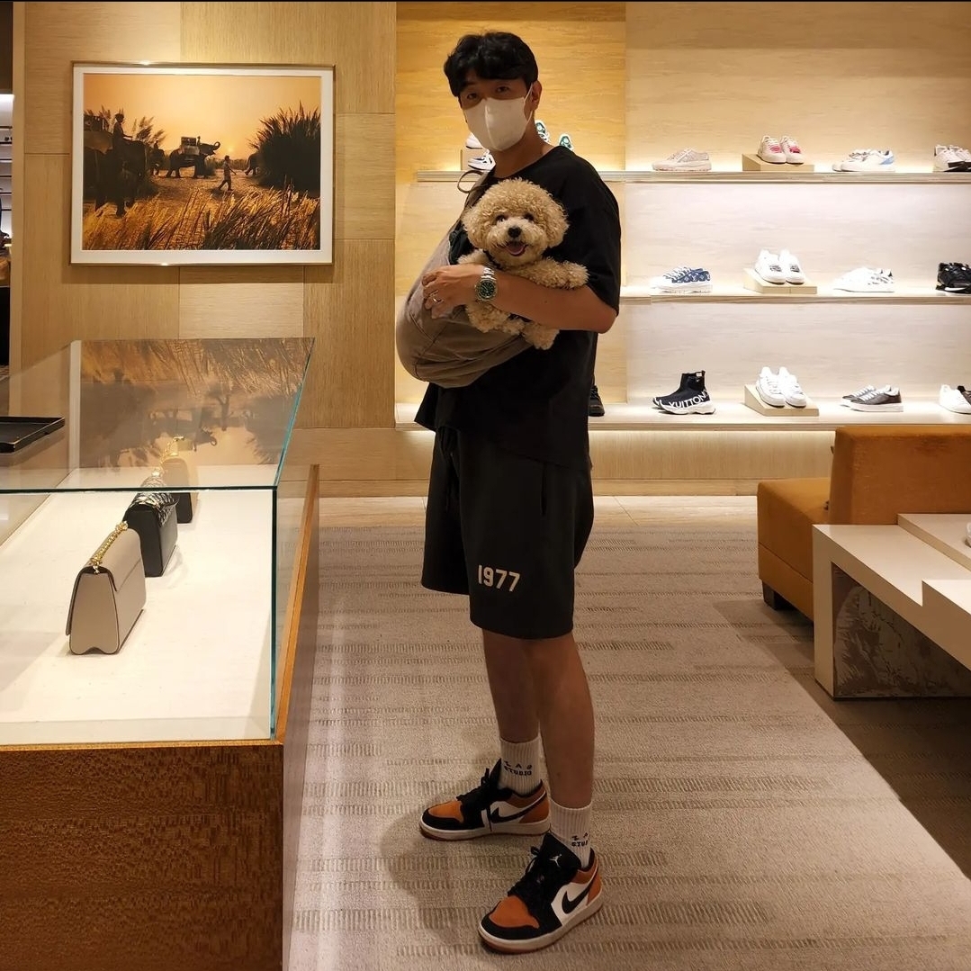 Jordan 1 Low Shattered Backboard, Essentials 1977 Shorts Iron - 22SS 착용 스타일 - 2