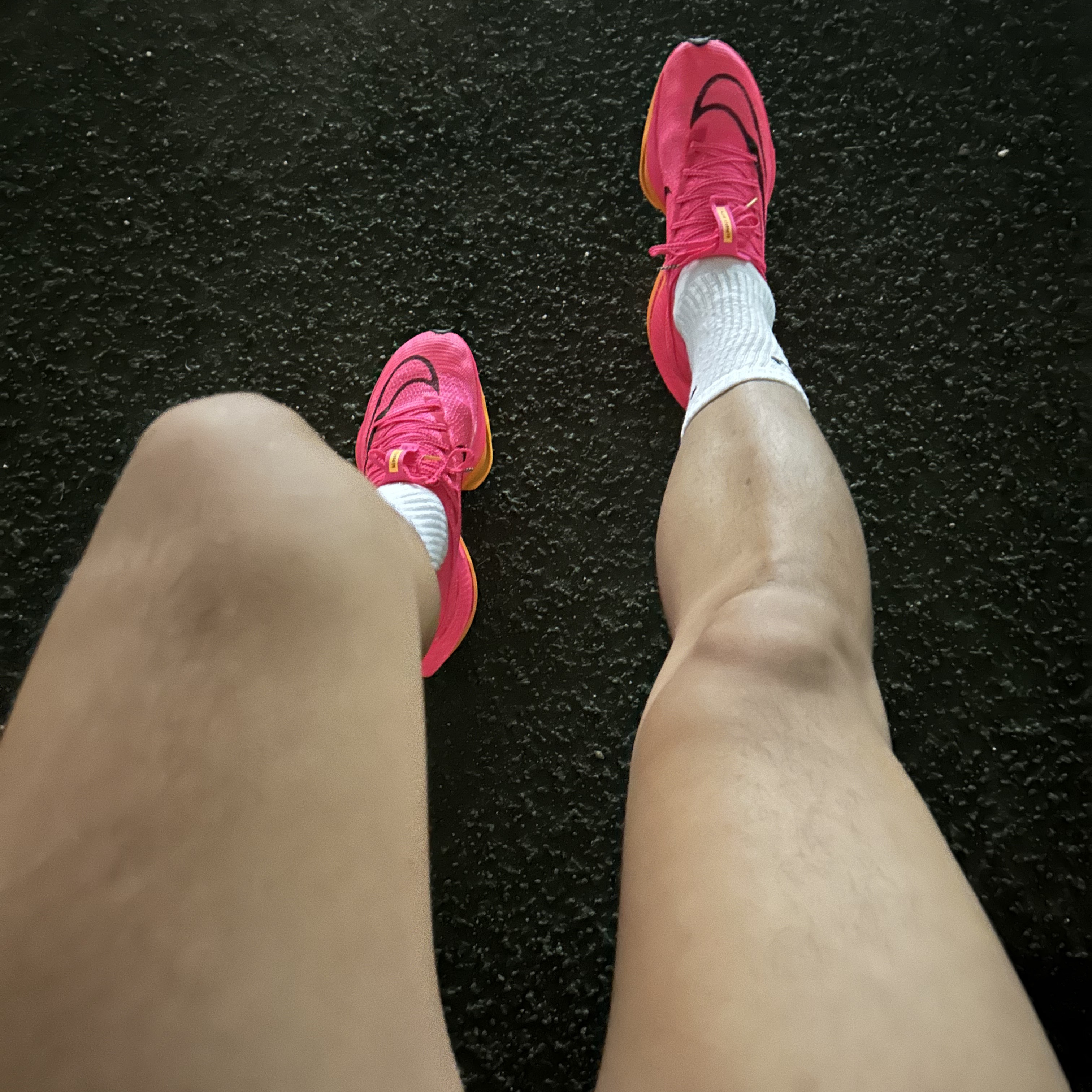 Nike Air Zoom Alphafly Next% 2 Hyper Pink 착용 스타일