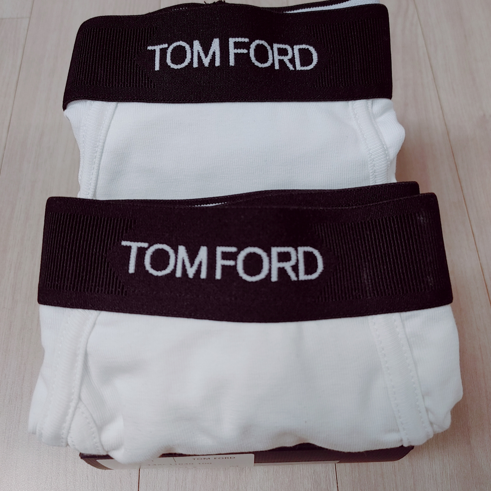 Tom Ford Cotton Briefs White (2 Pack) 착용 스타일 - 2