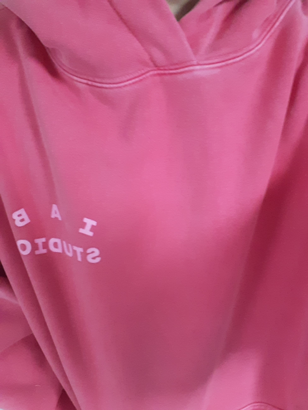 IAB Studio Pigment Hoodie & Sack Coral, IAB Studio Pigment Hoodie Coral 착용 스타일 - 2