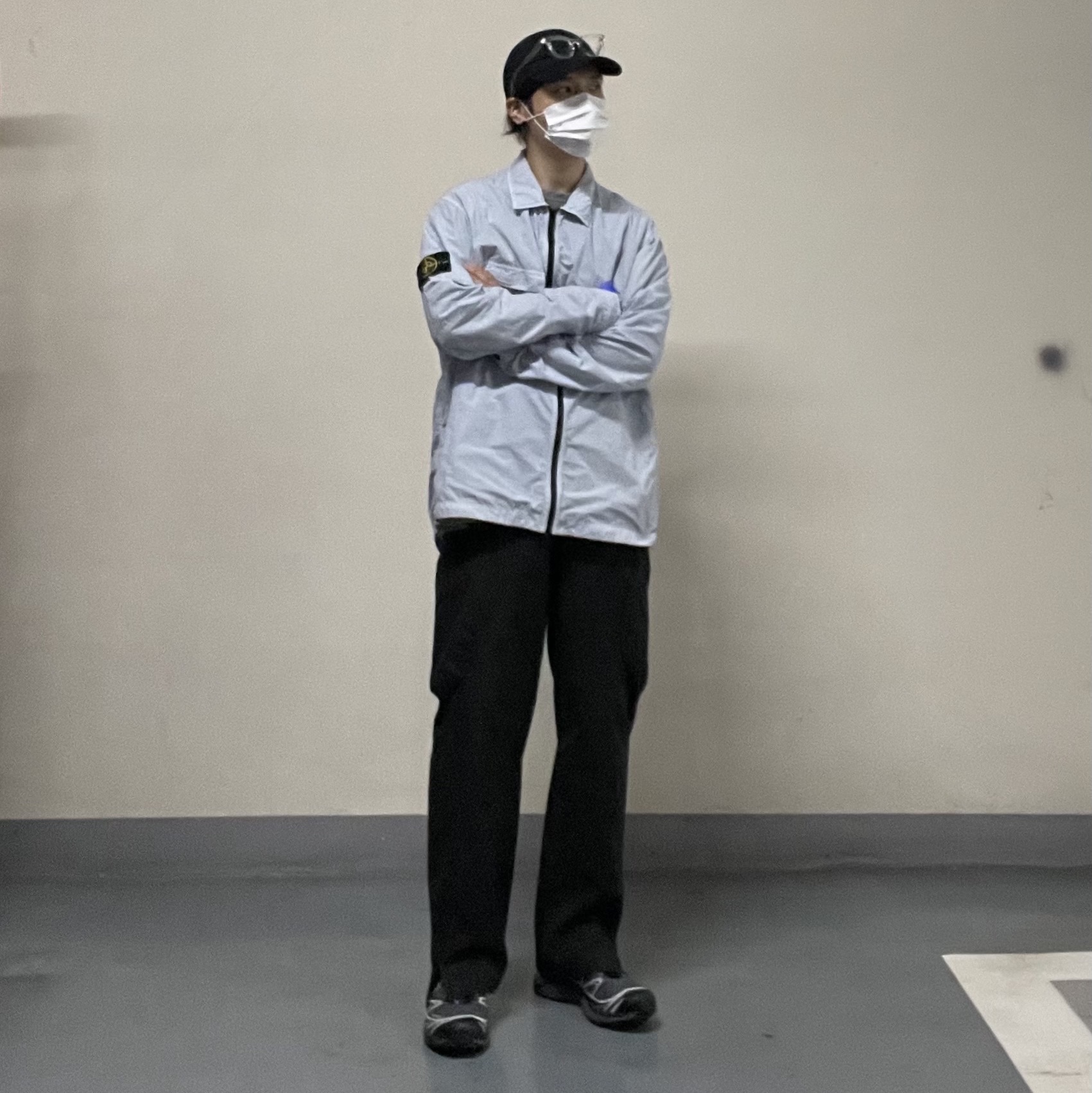Salomon XT-6 Gore-Tex Black Ebony, Sansan Gear Cargo Pants Black - 23SS 착용 스타일 - 1
