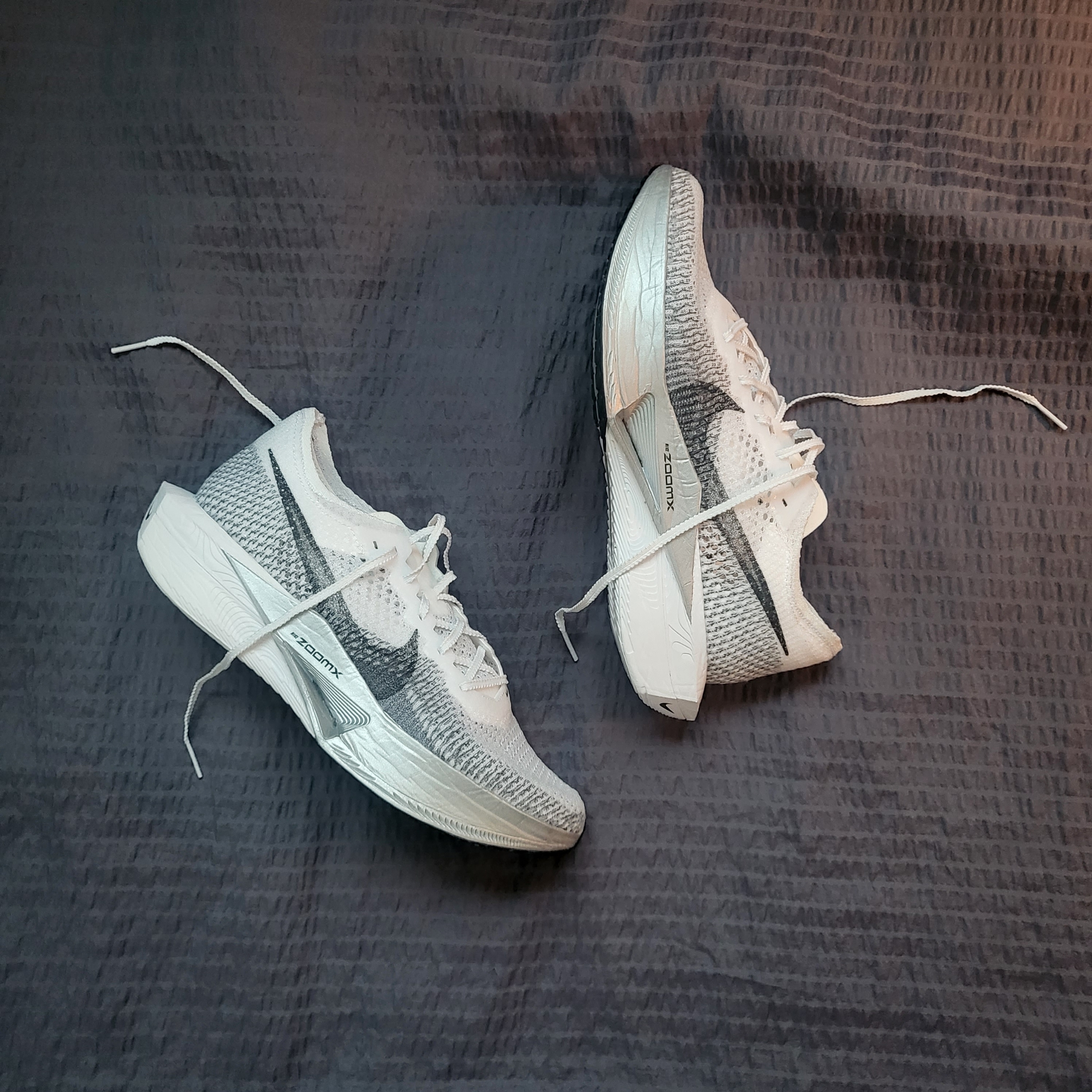 Nike ZoomX Vaporfly Next% 3 White Grey 착용 스타일