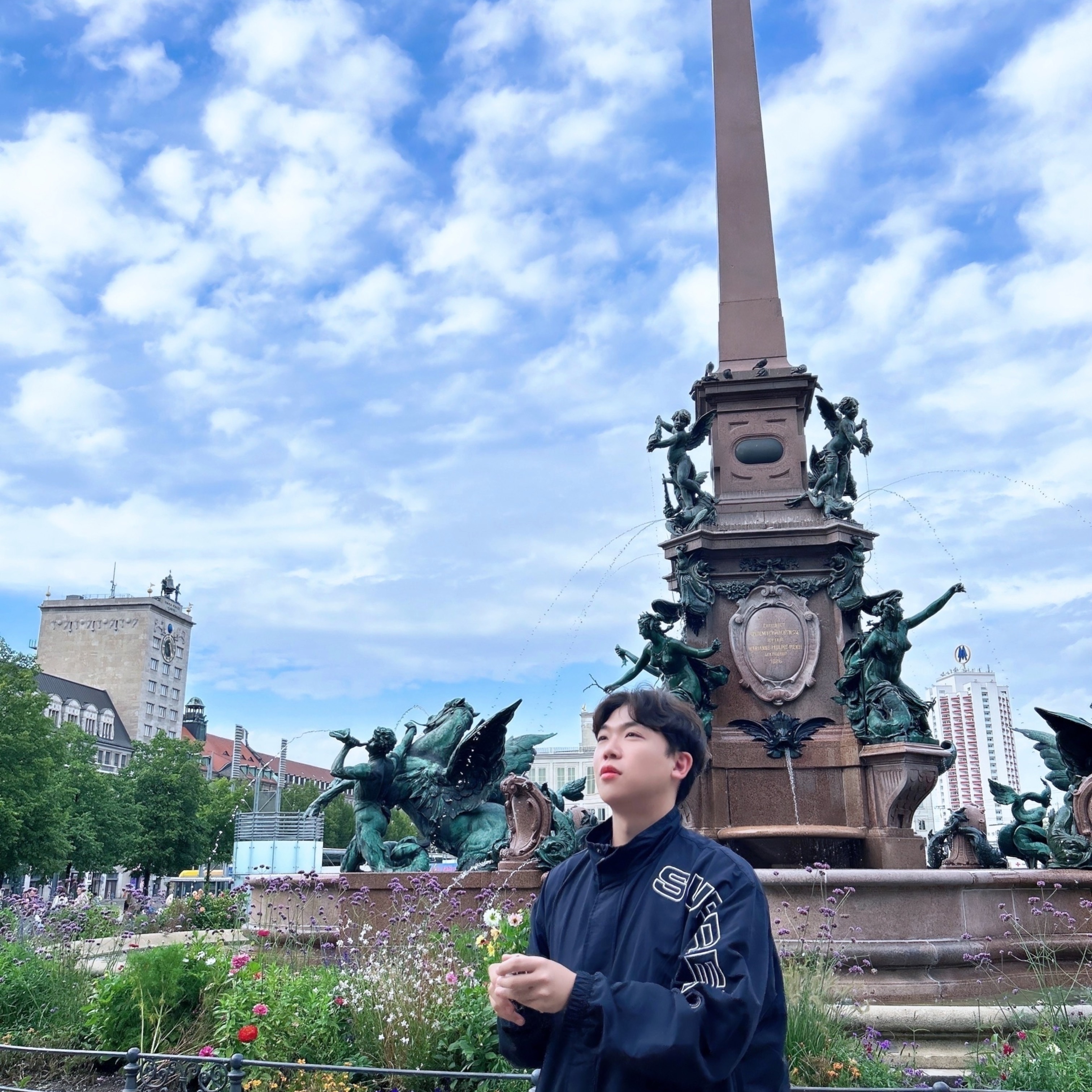 Supreme Spellout Embroidered Track Jacket Black - 23FW, Diesel P-Beck Biker Pants Black 착용 스타일 - 2