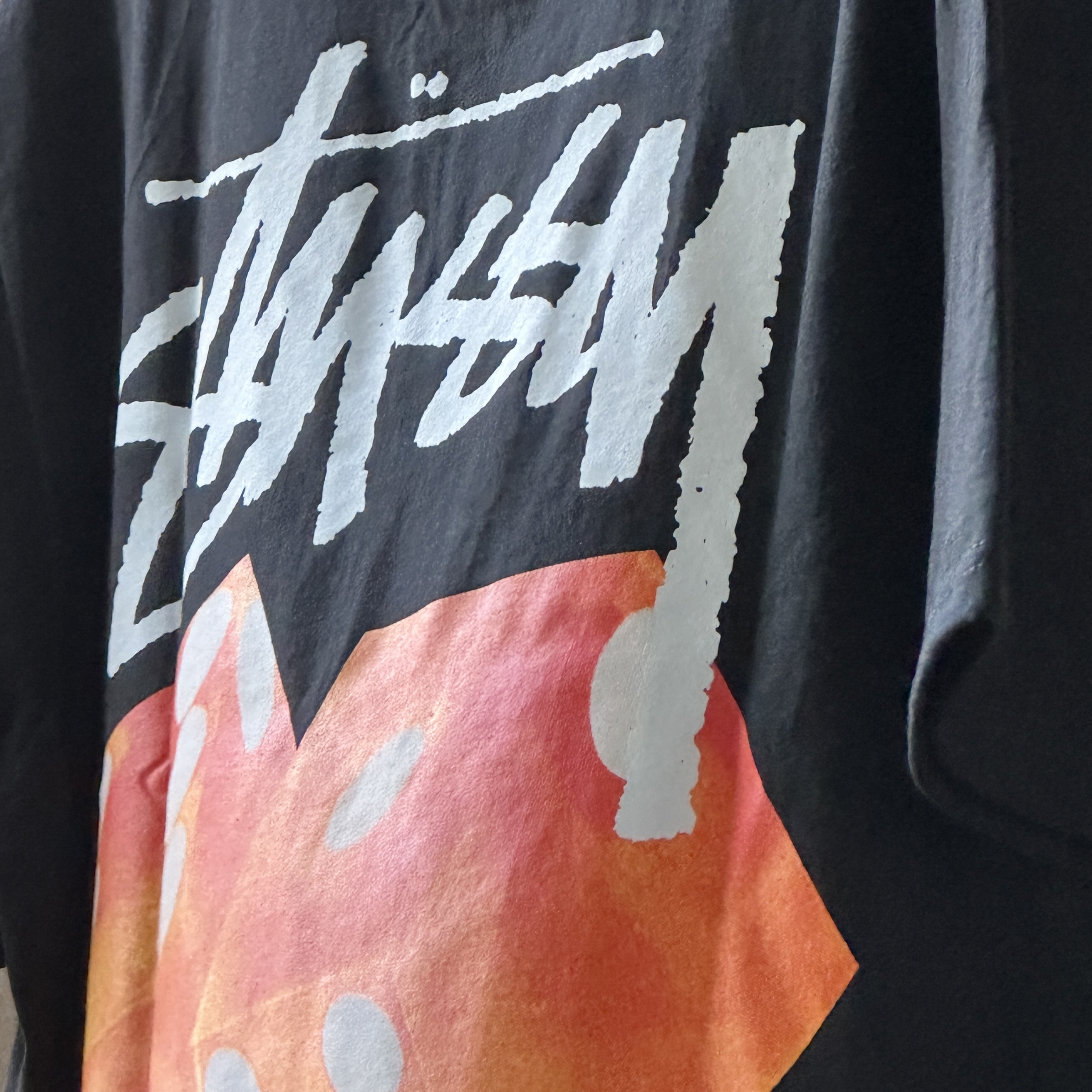 Stussy Diced Out T-Shirt Black 착용 스타일