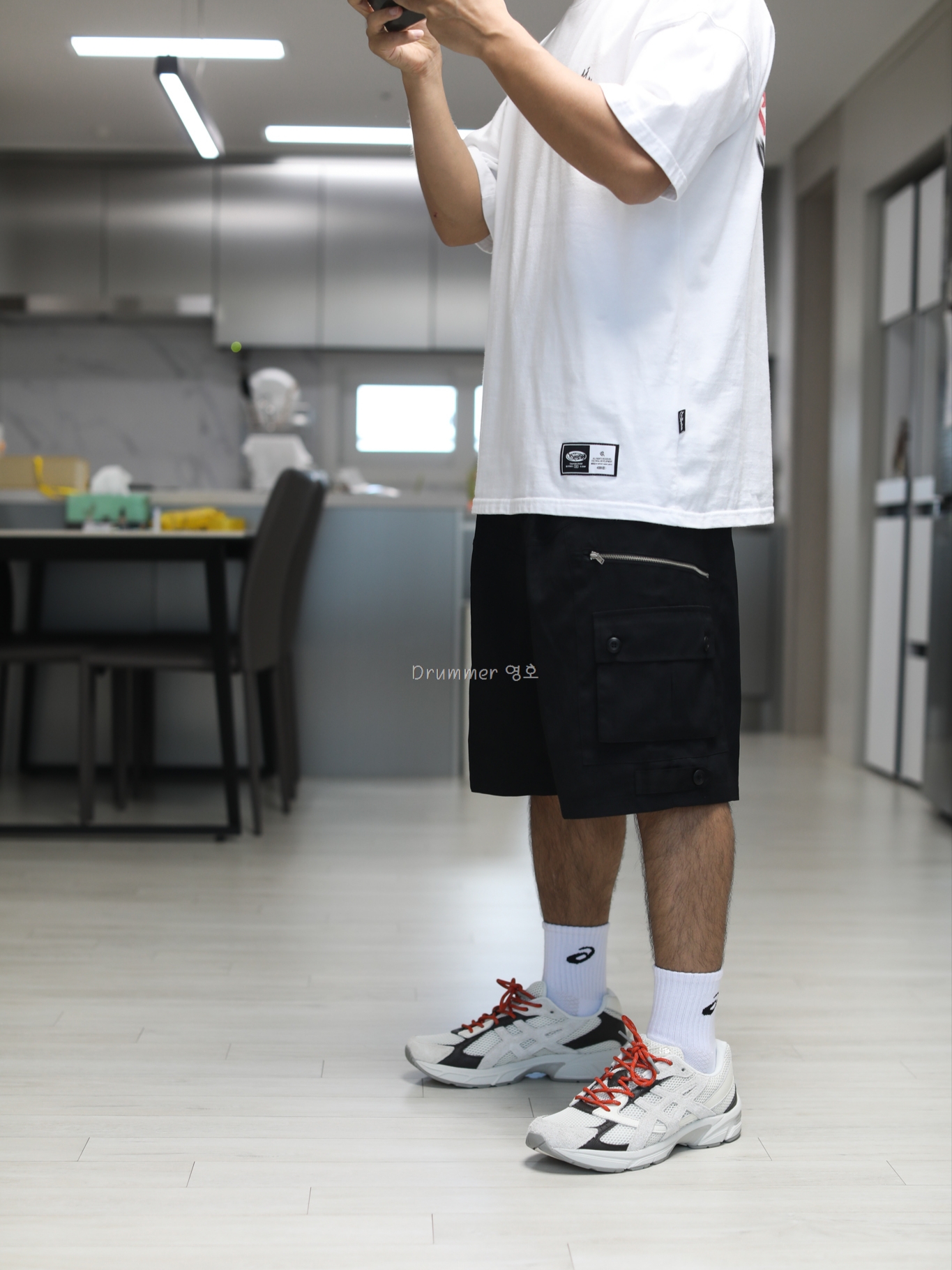 Asics x Hal Studios Gel-1130 MK-III Glacier 착용 스타일