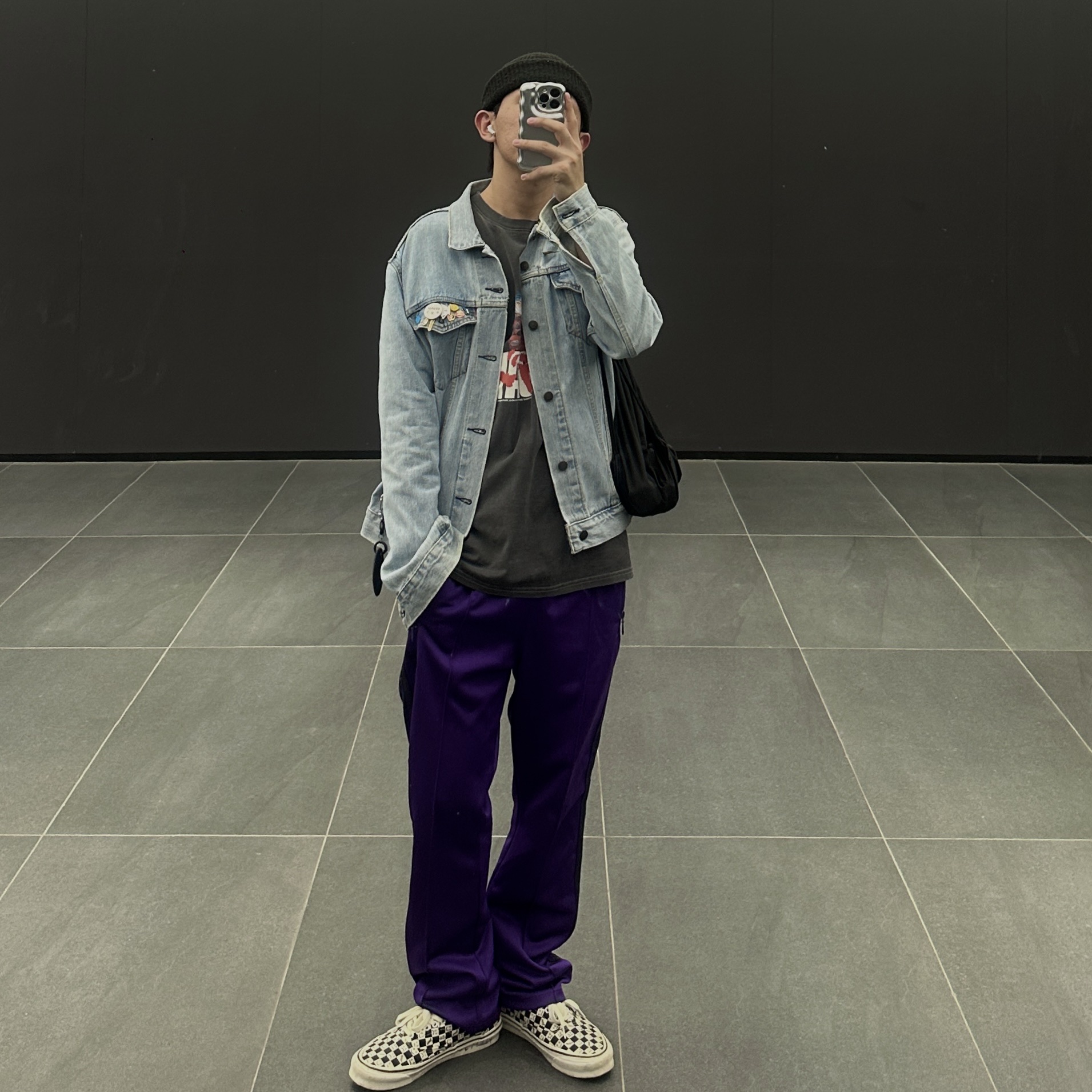 Vans Vault OG Era LX Checkerboard 착용 스타일 - 1