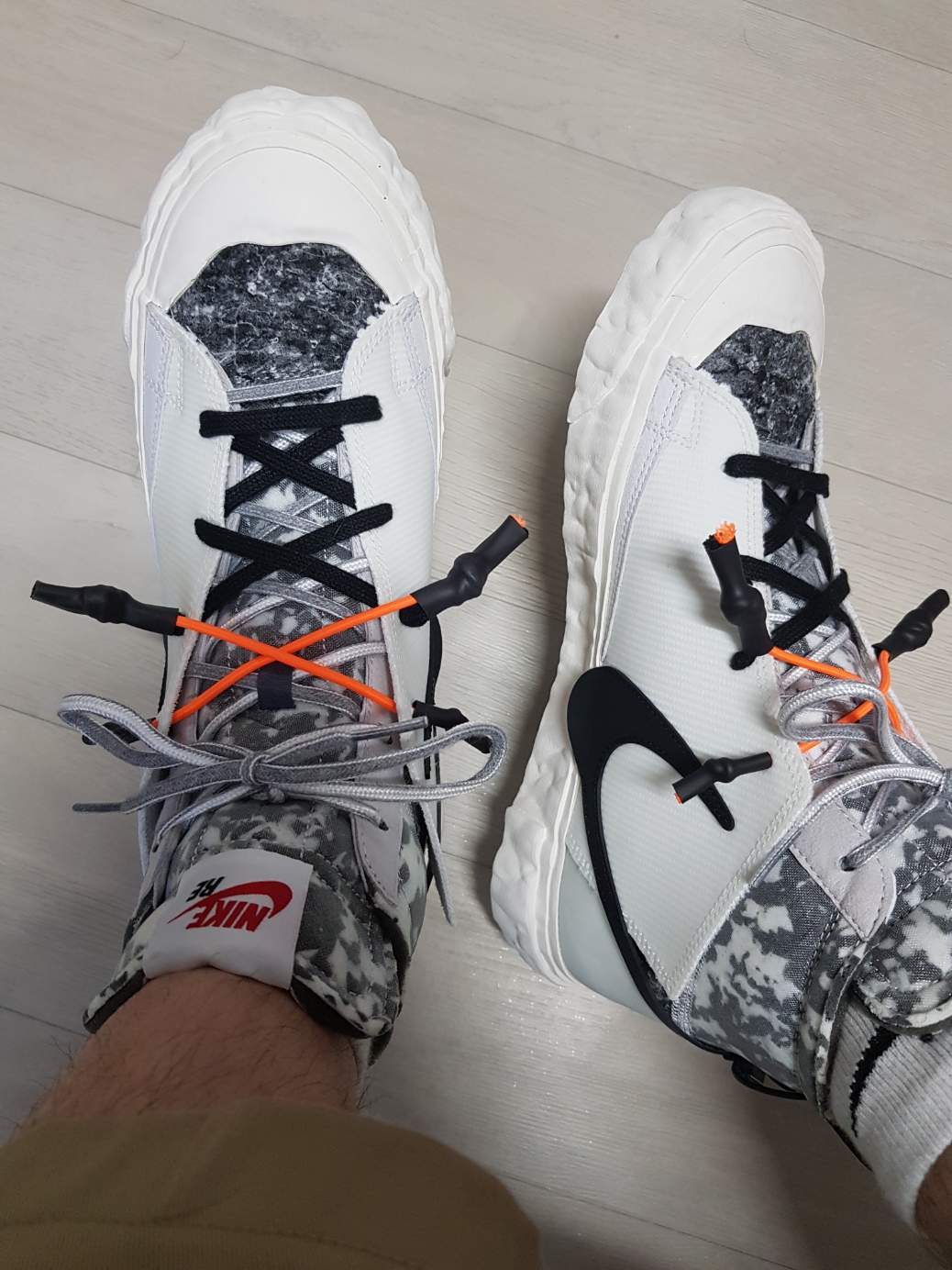 Nike x Readymade Blazer Mid White 착용 스타일