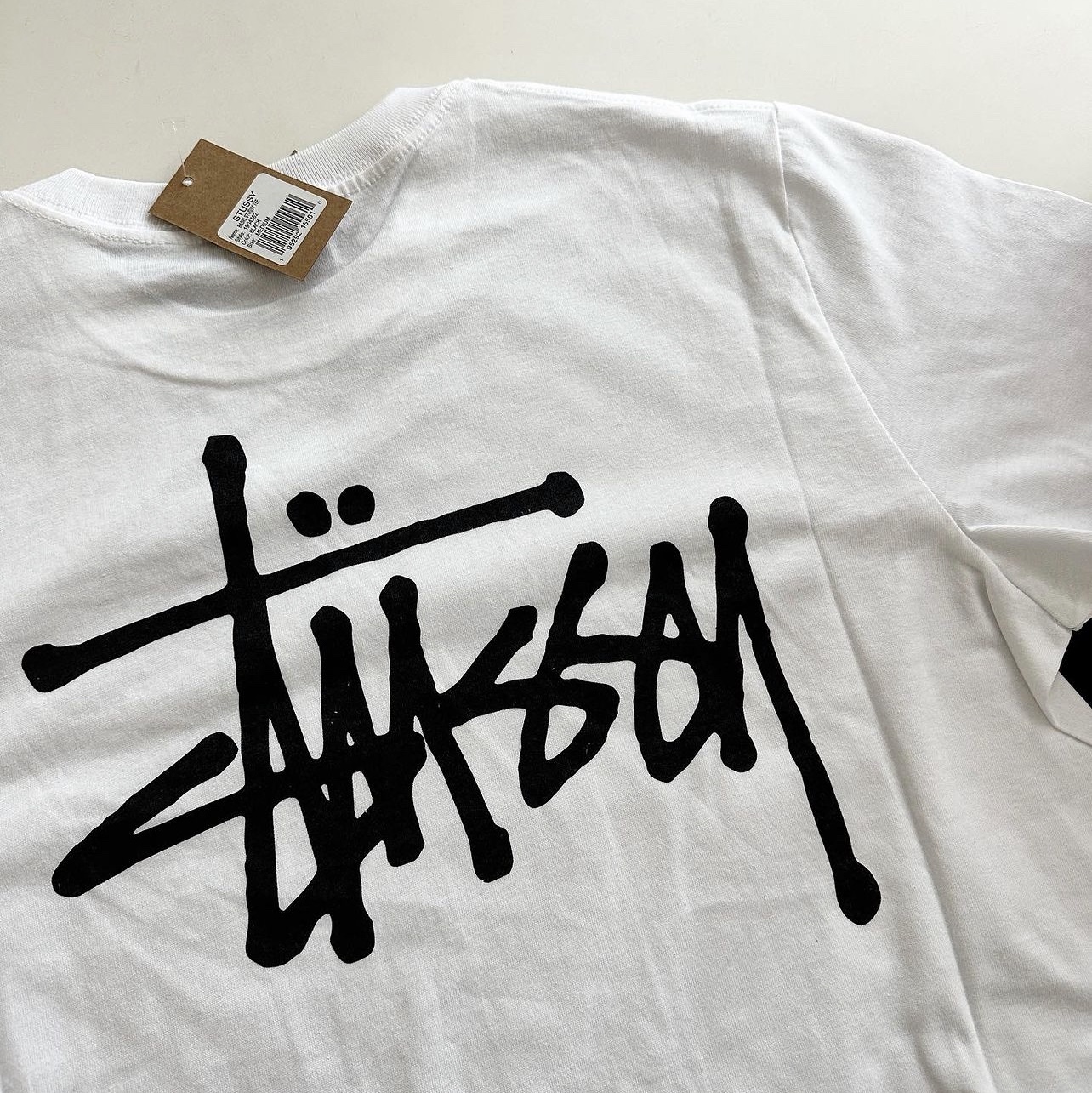 Stussy Basic Stussy T-Shirt Black 2022 착용 스타일