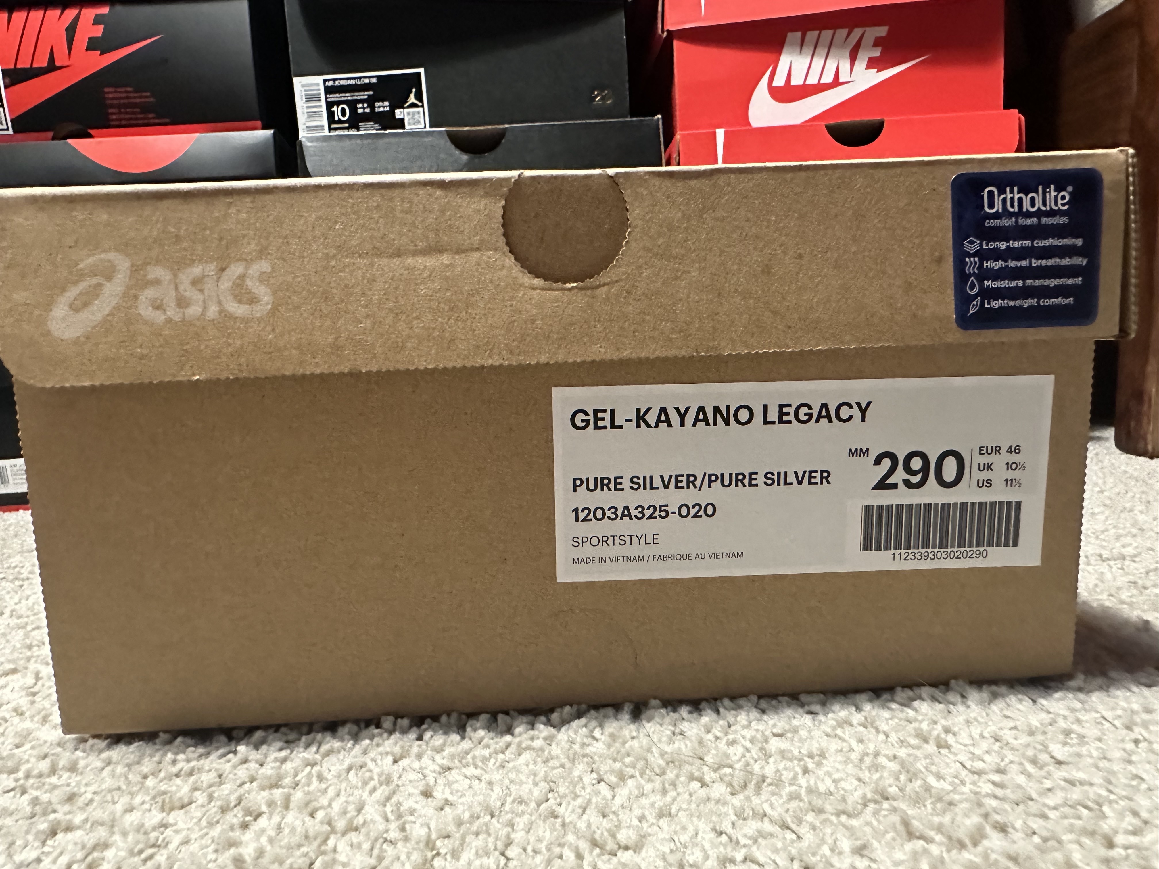 Asics Gel-Kayano Legacy Pure Silver 착용 스타일 - 5