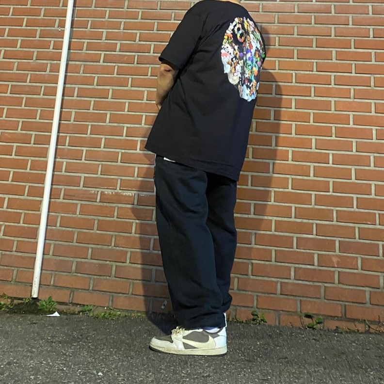 Stussy Plush T-Shirt Black, Nike x Stussy NRG ZR Fleece Pants Black - US/EU 착용 스타일