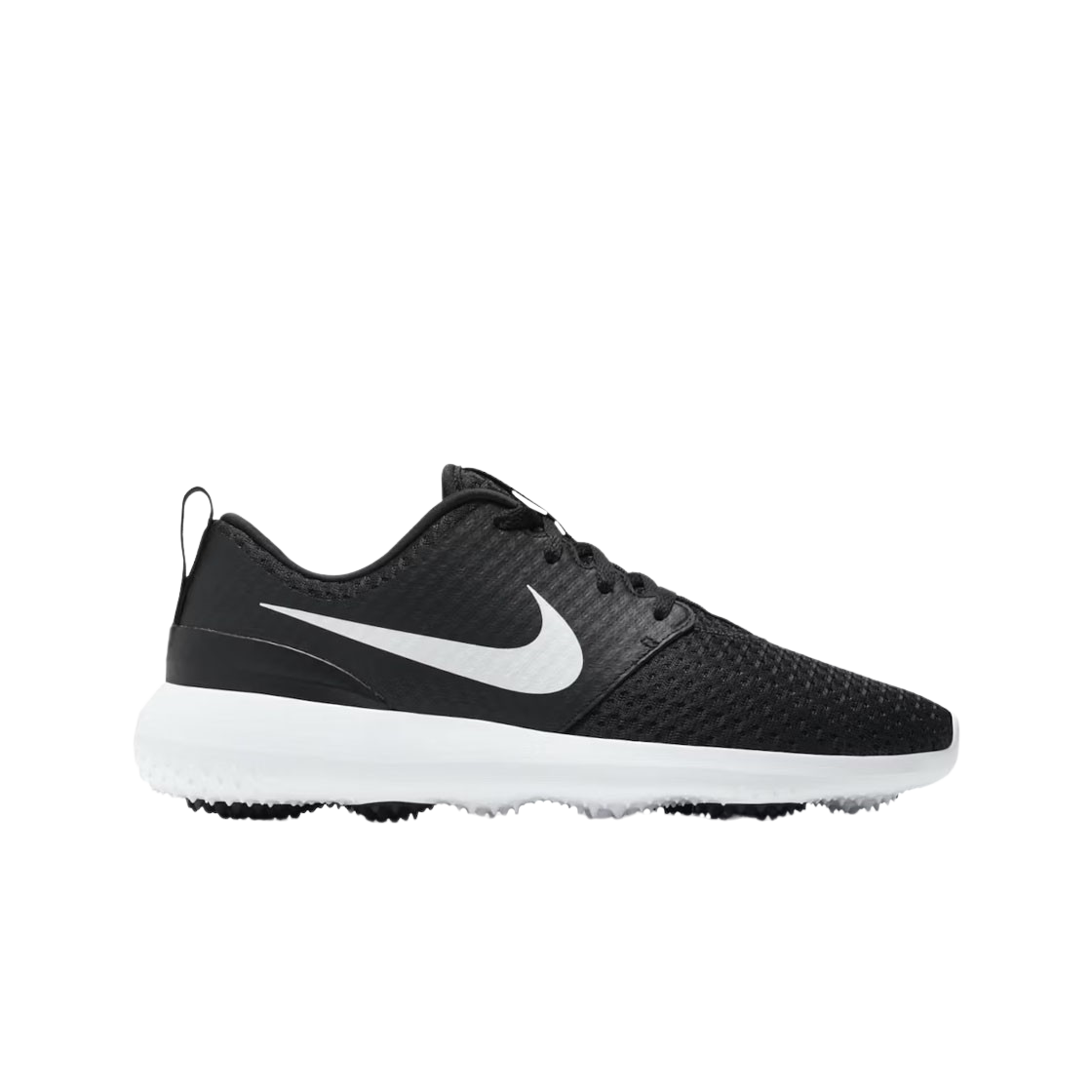 (W) 나이키 로쉐 골프 블랙 메탈릭 화이트((W) Nike Roshe G Black Metallic White) - 1