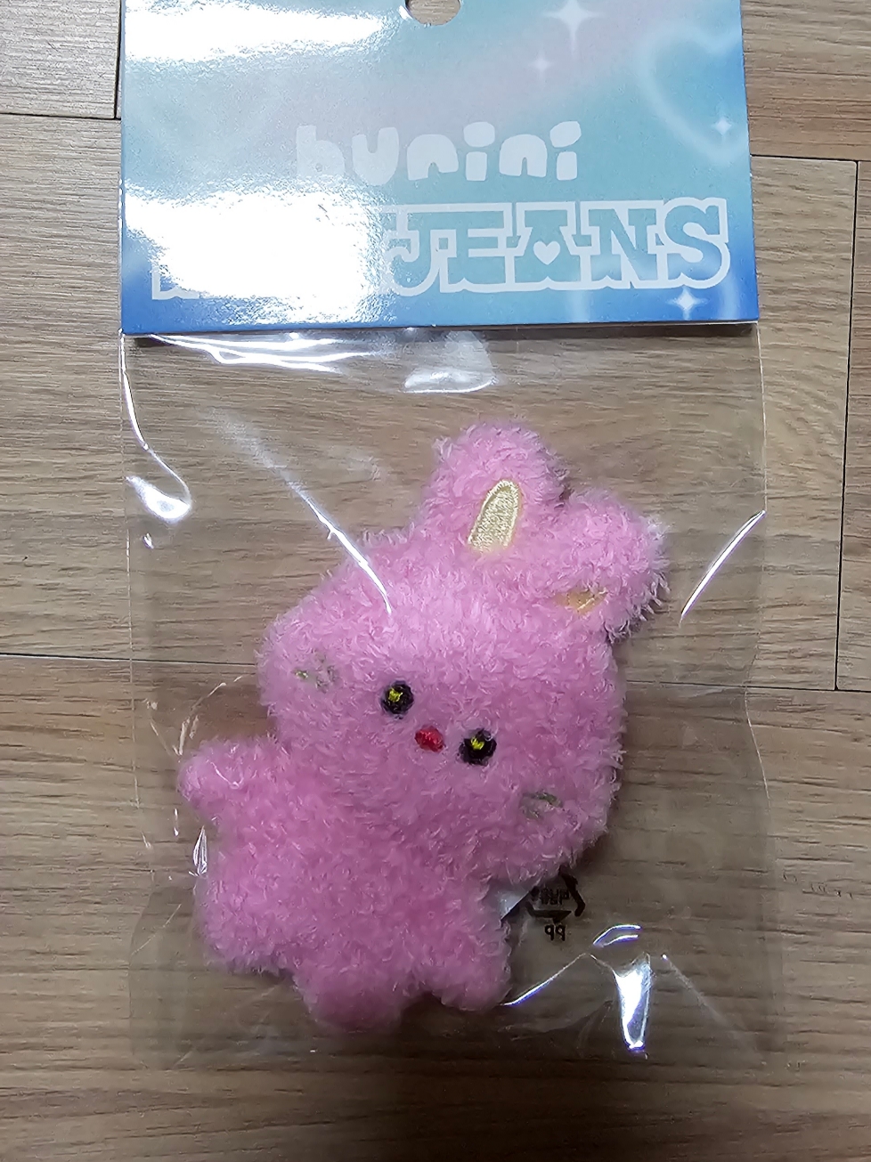 NewJeans Bunini Doll Keyring Pink 착용 스타일 - 1