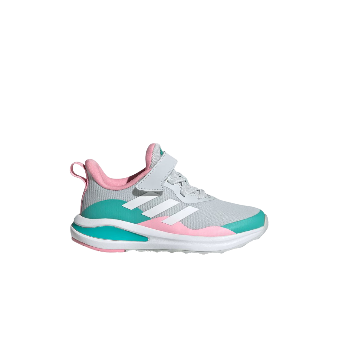 (C) 아디다스 포르타런 EL 그레이 투 클라우드 화이트((C) Adidas Fortarun EL Grey Two Cloud White) - 1