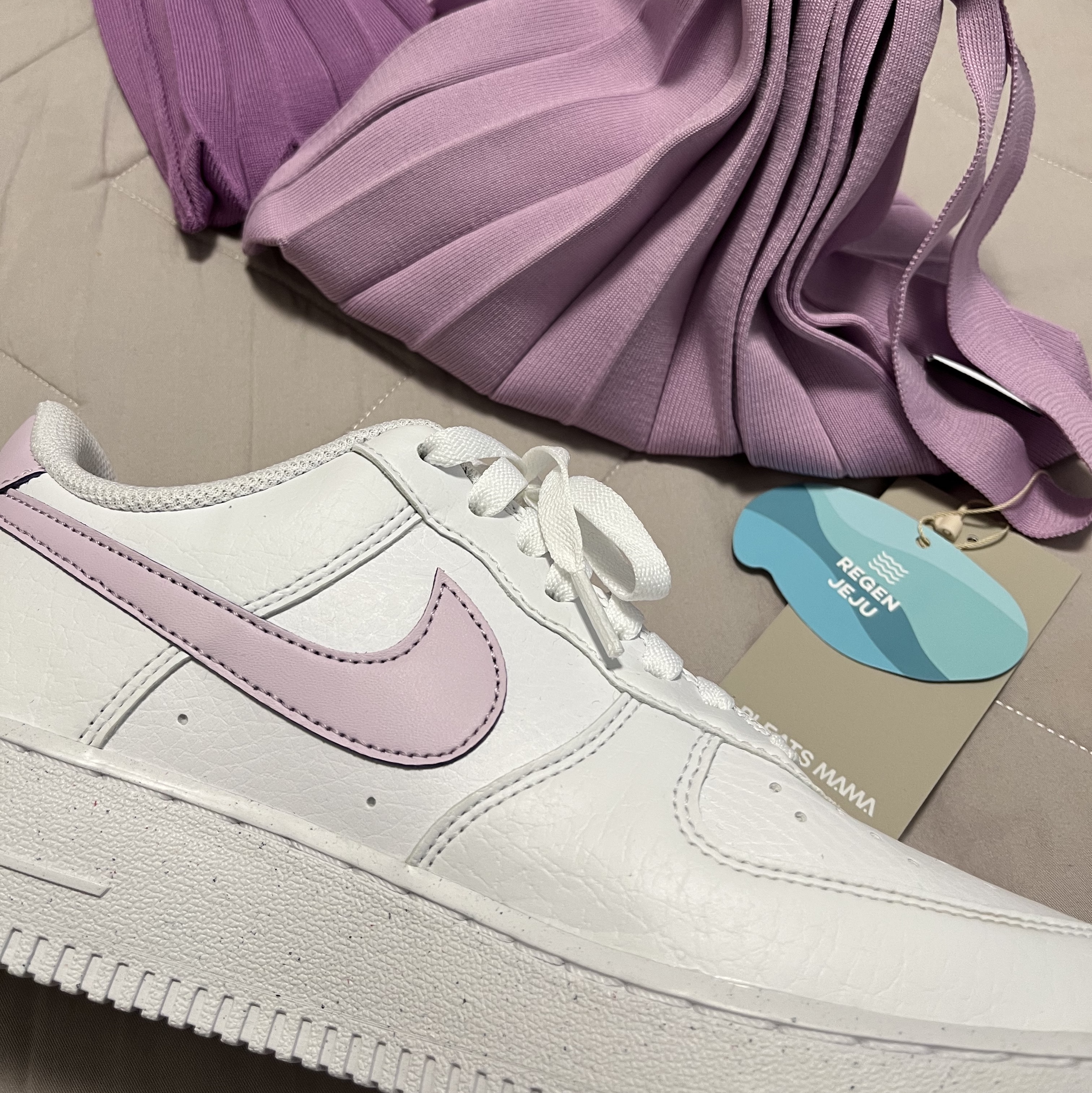 (W) Nike Air Force 1 '07 Next Nature White Doll 착용 스타일