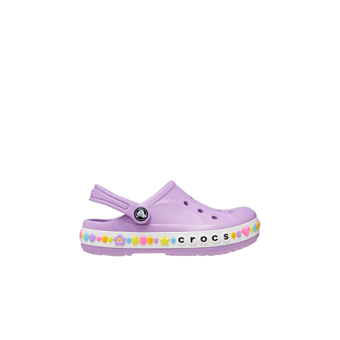 (TD) 크록스 바야밴드 참 밴드 클로그 오키드((TD) Crocs Bayaband Charm Band Clog Orchid)