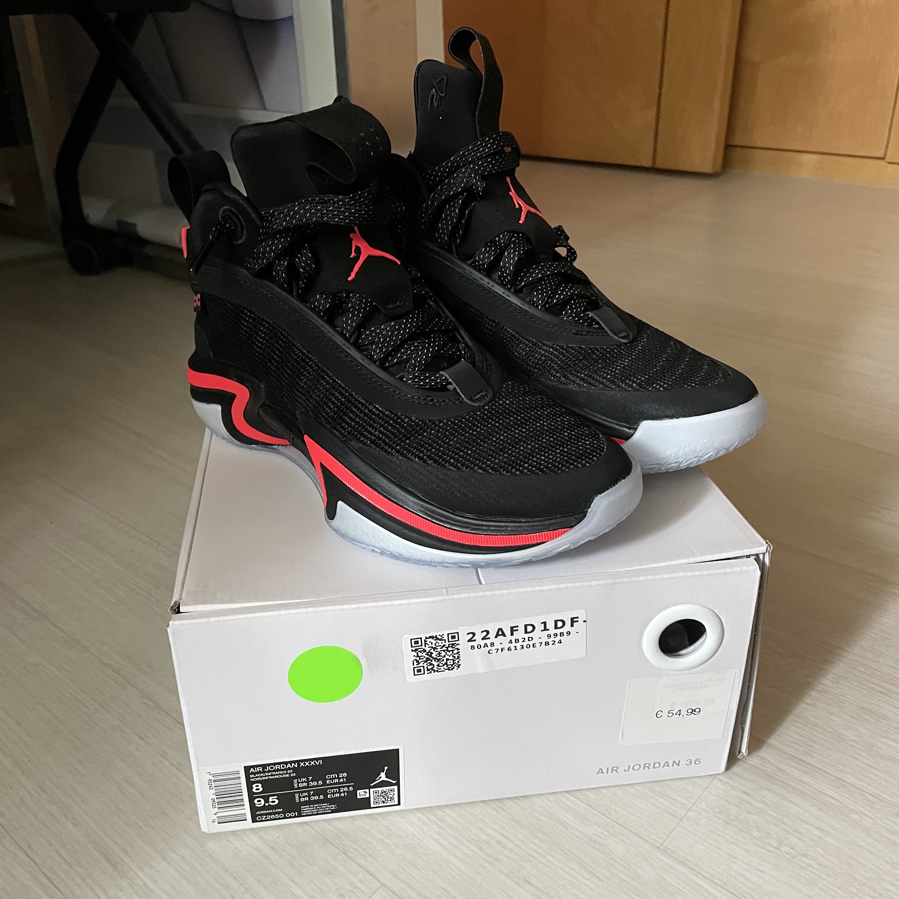 Jordan XXXVI PF Infrared 23 착용 스타일 - 2