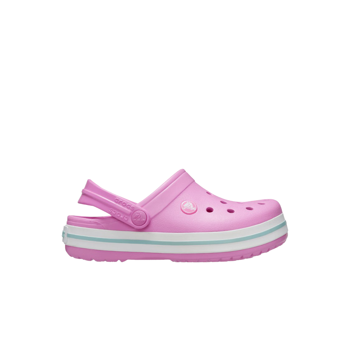 (키즈) 크록스 크록밴드 클로그 타피 핑크((Kids) Crocs Crocband Clog Taffy Pink) - 1