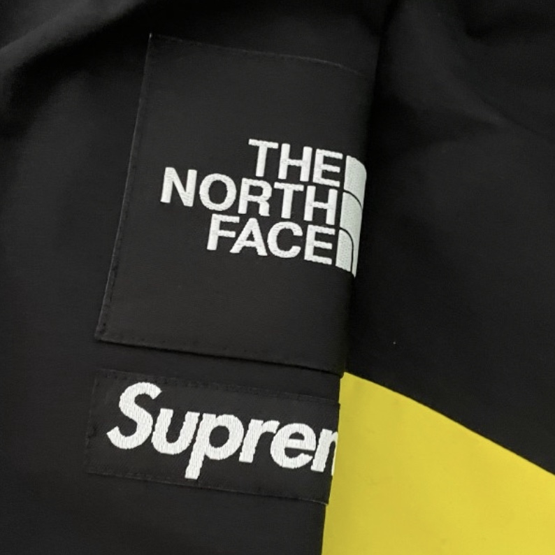 Supreme x The North Face Taped Seam Shell Jacket Yellow - 22FW 착용 스타일 - 2