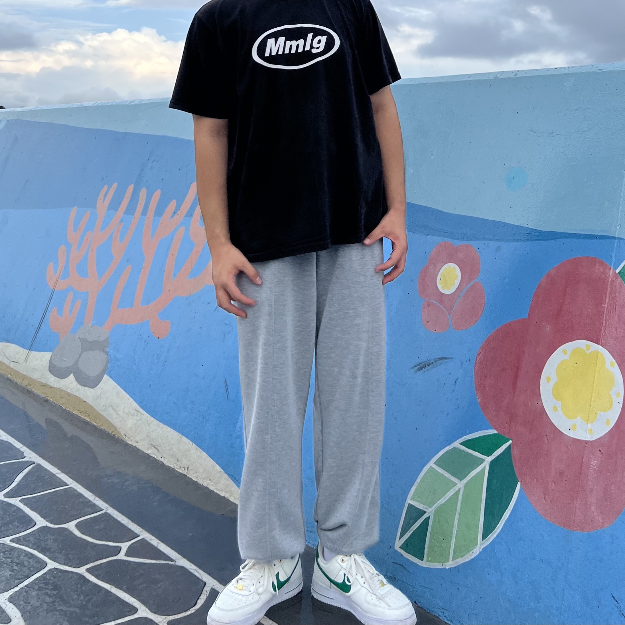 Nike Air Force 1 '07 LV8 40th Anniversary Join Forces Sail Malachite 착용 스타일
