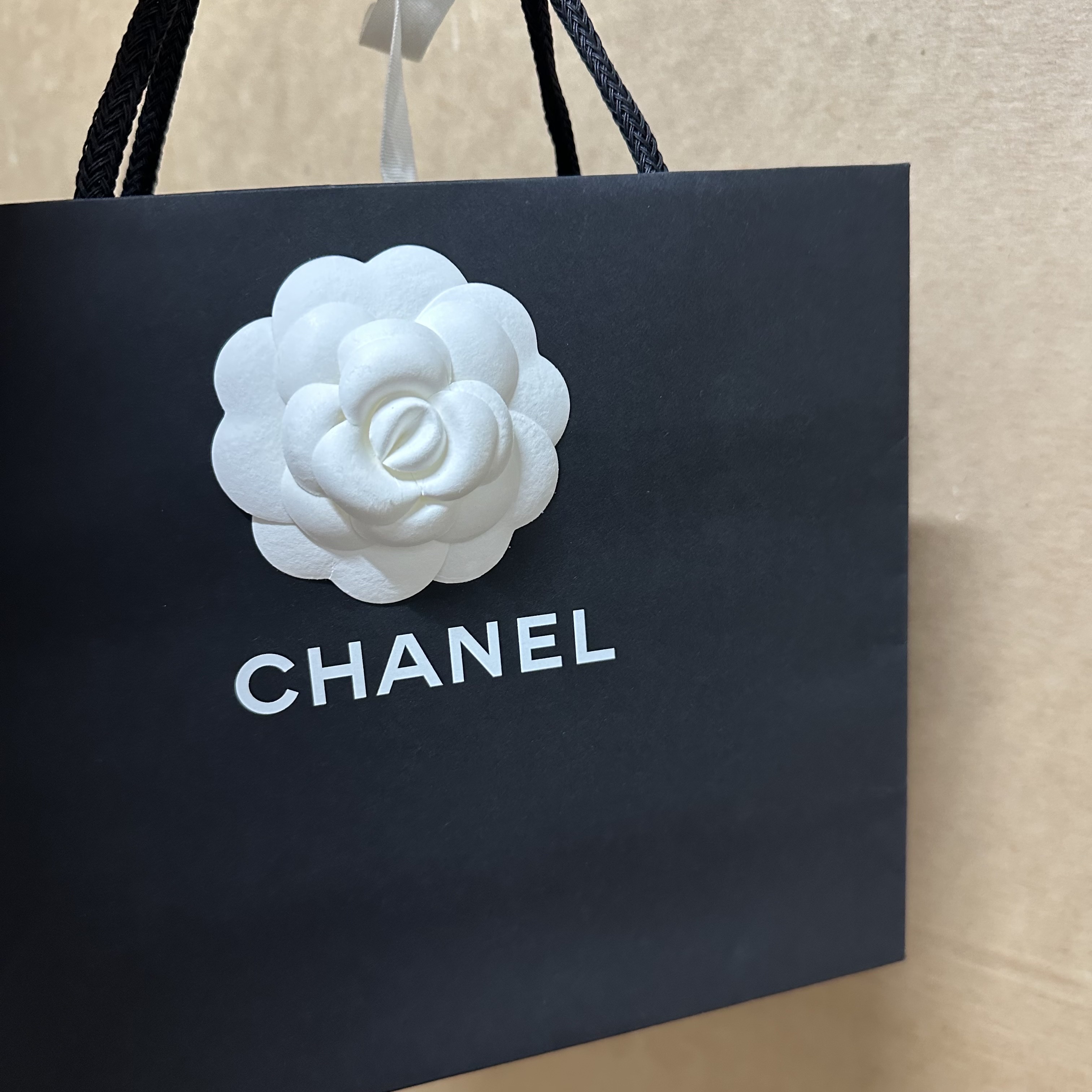 Chanel Classic Card Holder Grained Calfskin & Silver Black 착용 스타일 - 2
