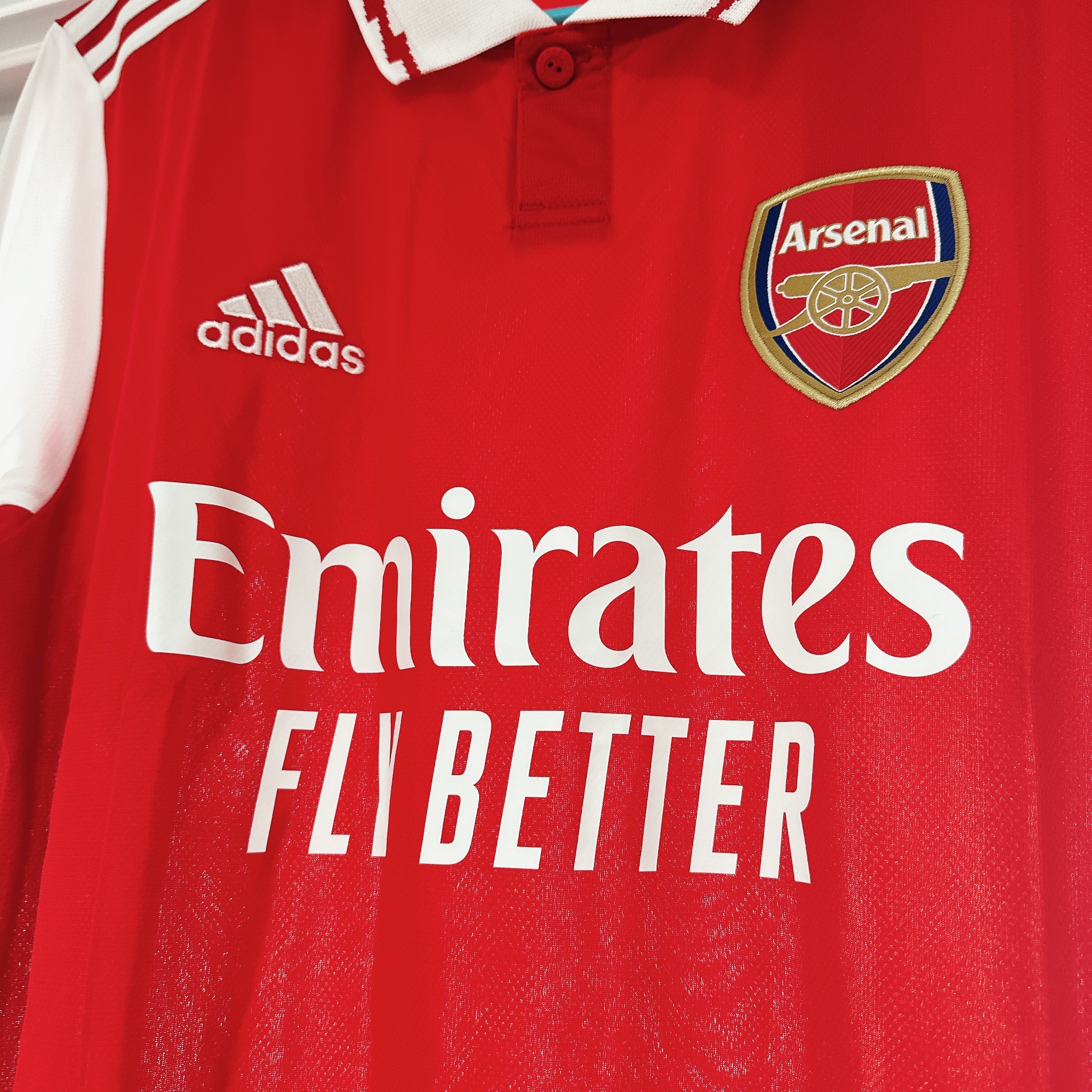 Adidas Arsenal 2022/23 Home Jersey Scarlet White - KR Sizing (Non Marking Ver.) 착용 스타일