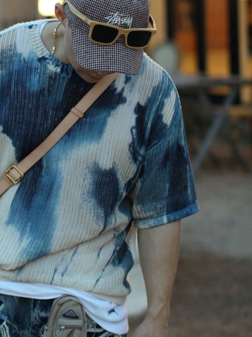 Stussy Undershirt White (3 Pack), Nike x Travis Scott SB Dunk Low 착용 스타일 - 4