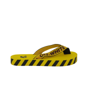 Off-White Industrial Strap Flip Flop Yellow Black