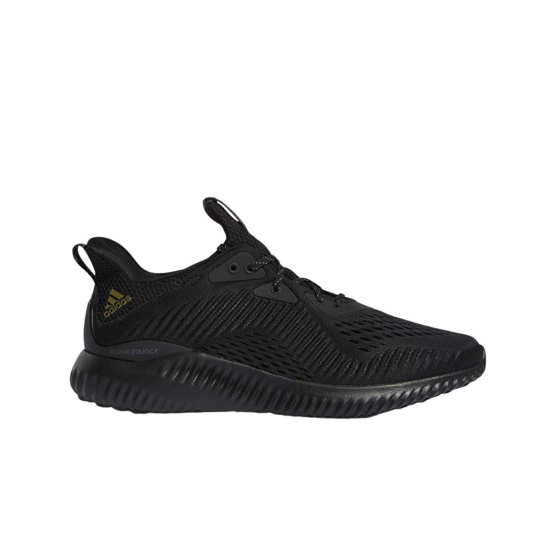 아디다스 알파바운스 1 코어 블랙 골드 메탈릭(Adidas Alphabounce 1 Core Black Gold Metallic) - 1