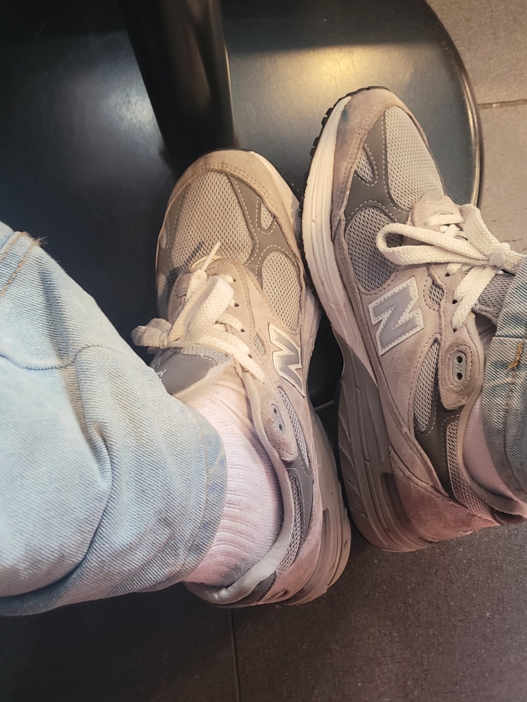 New Balance 993 Made in USA Grey - D Standard 착용 스타일