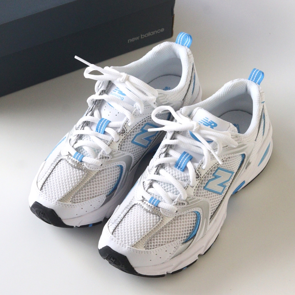 New Balance 530 Sky Blue 착용 스타일 - 3