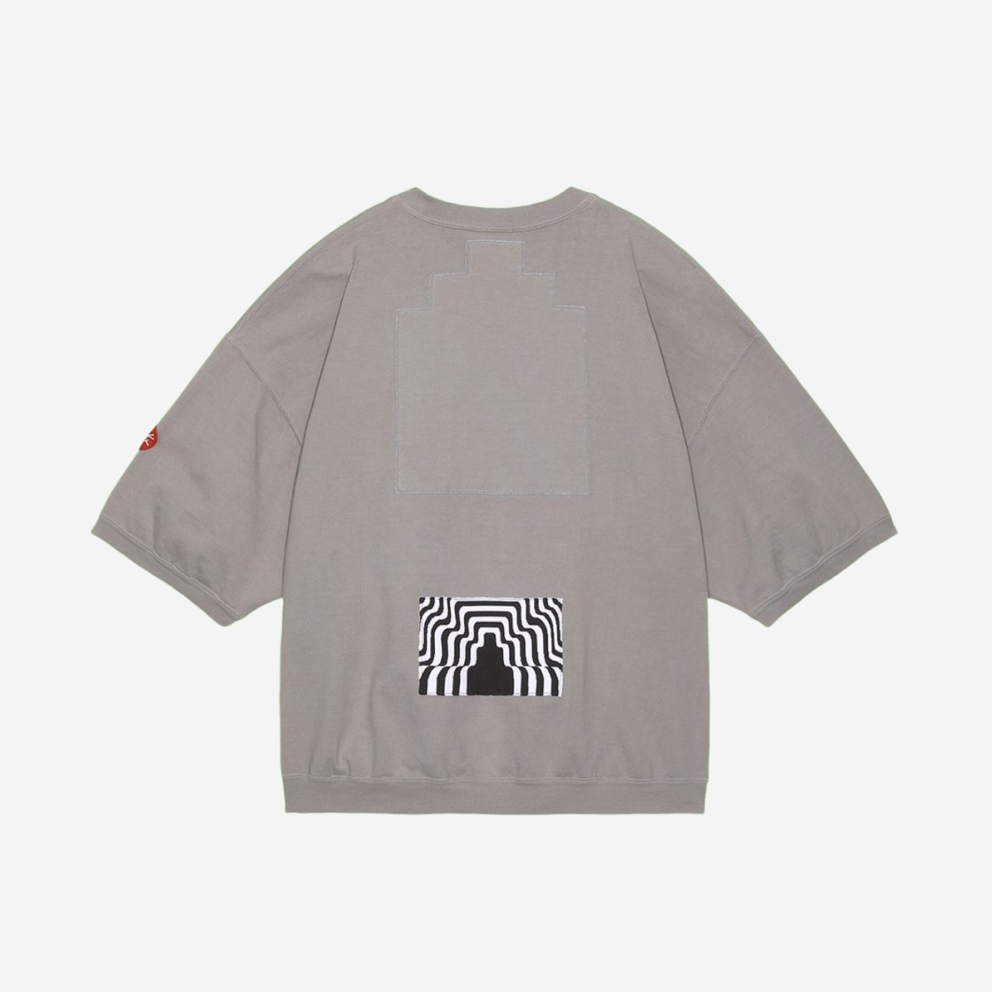 Cav Empt Overdye Patched Crewneck Mocha - 23FW 상세 이미지 2