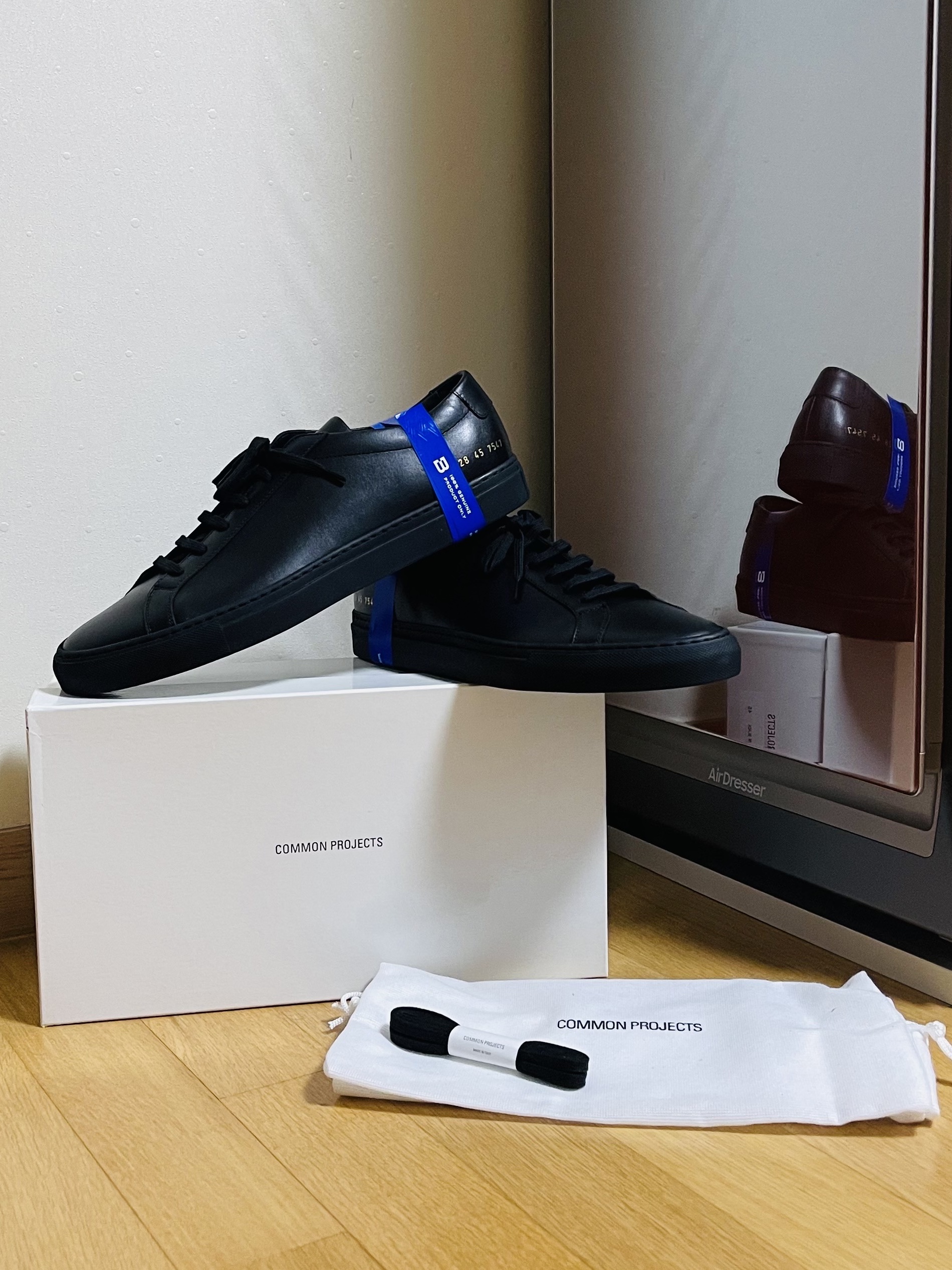 Common Projects Original Achilles Low Black 착용 스타일